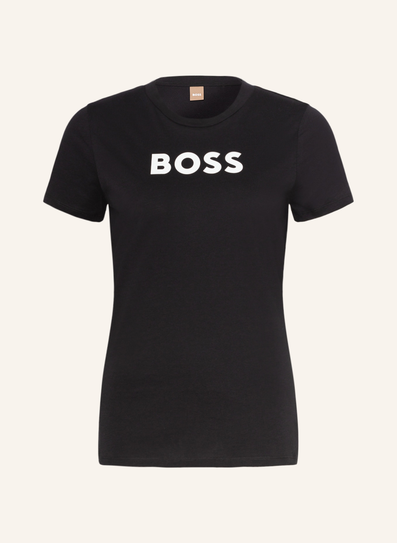 BOSS T-Shirt ELOGO, Color: BLACK (Image 1)