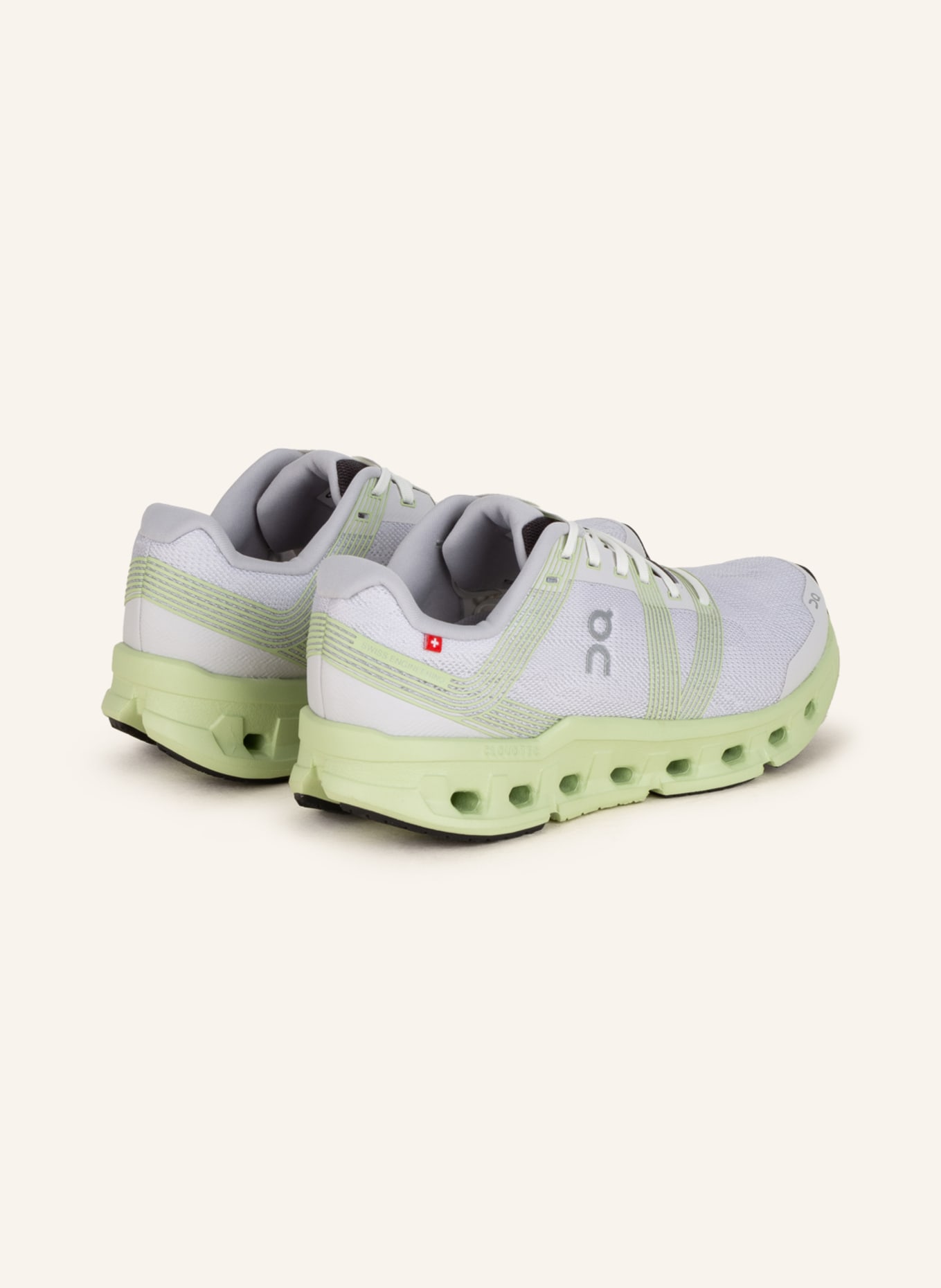 On Running shoes CLOUDGO, Color: WHITE/ LIGHT GREEN (Image 2)
