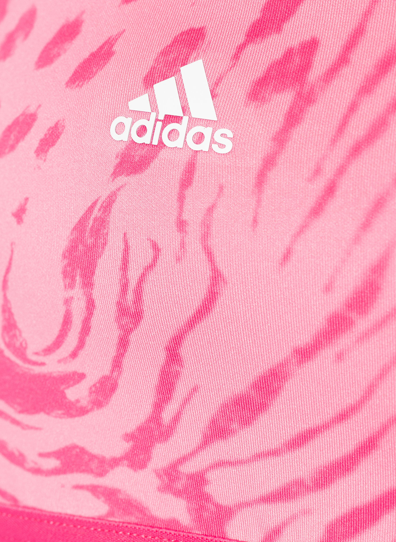 adidas Sport-BH POWERREACT mit Mesh, Farbe: PINK (Bild 3)