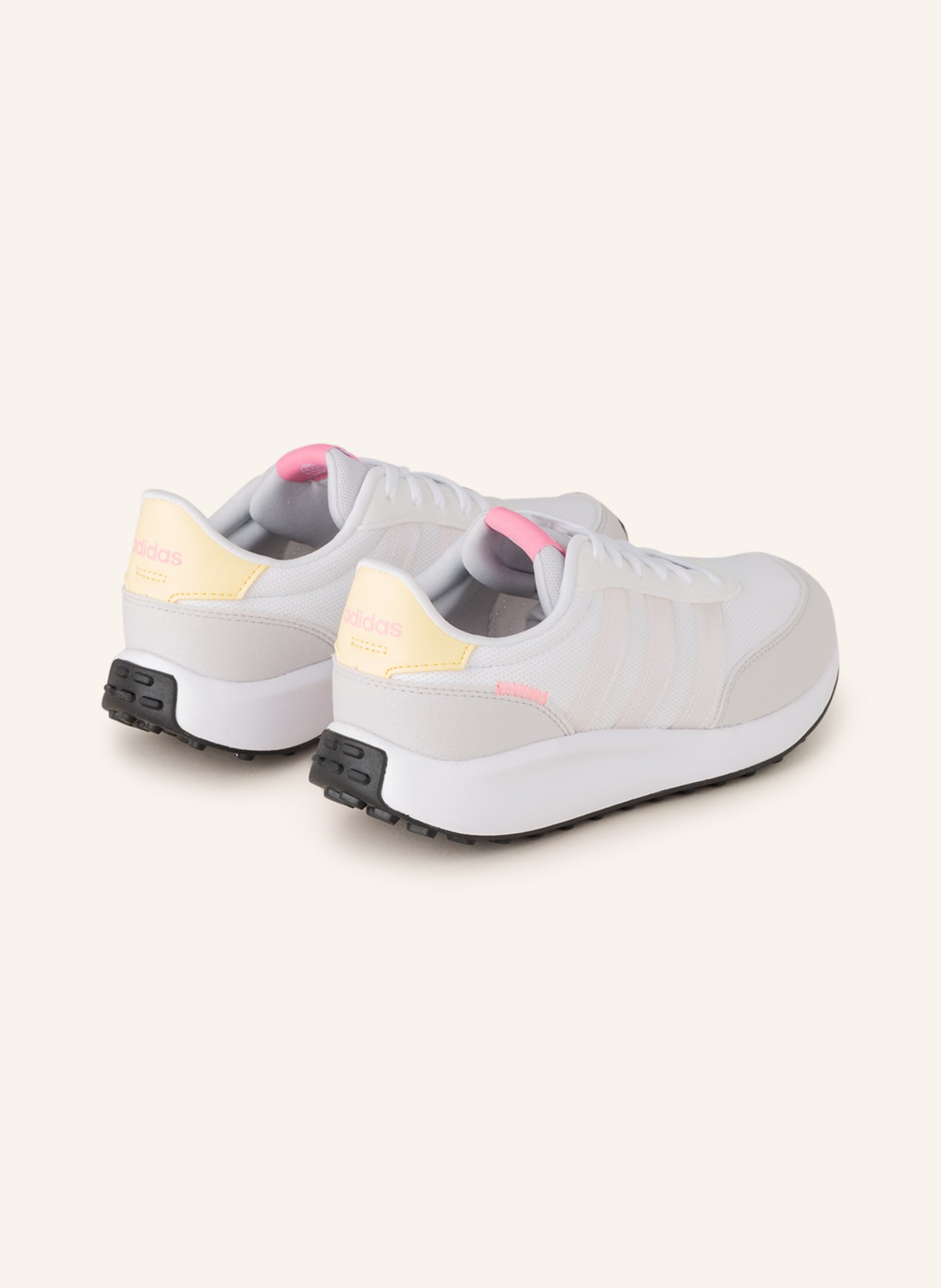 adidas Sneaker RUN 70S, Farbe: WEISS/ HELLGELB/ ROSA (Bild 2)