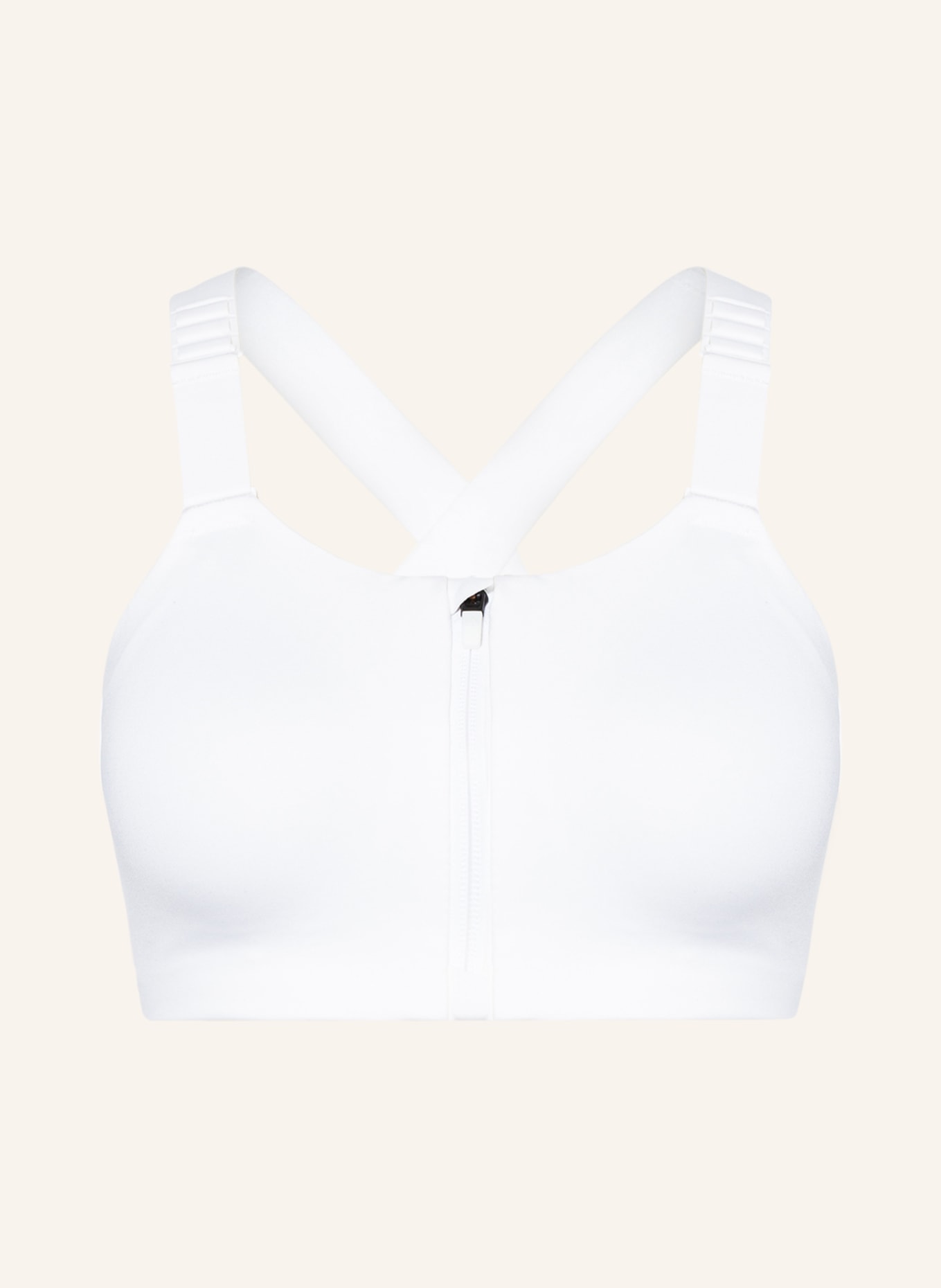 Women's strong support zipped bra adidas TLRD Impact Luxe