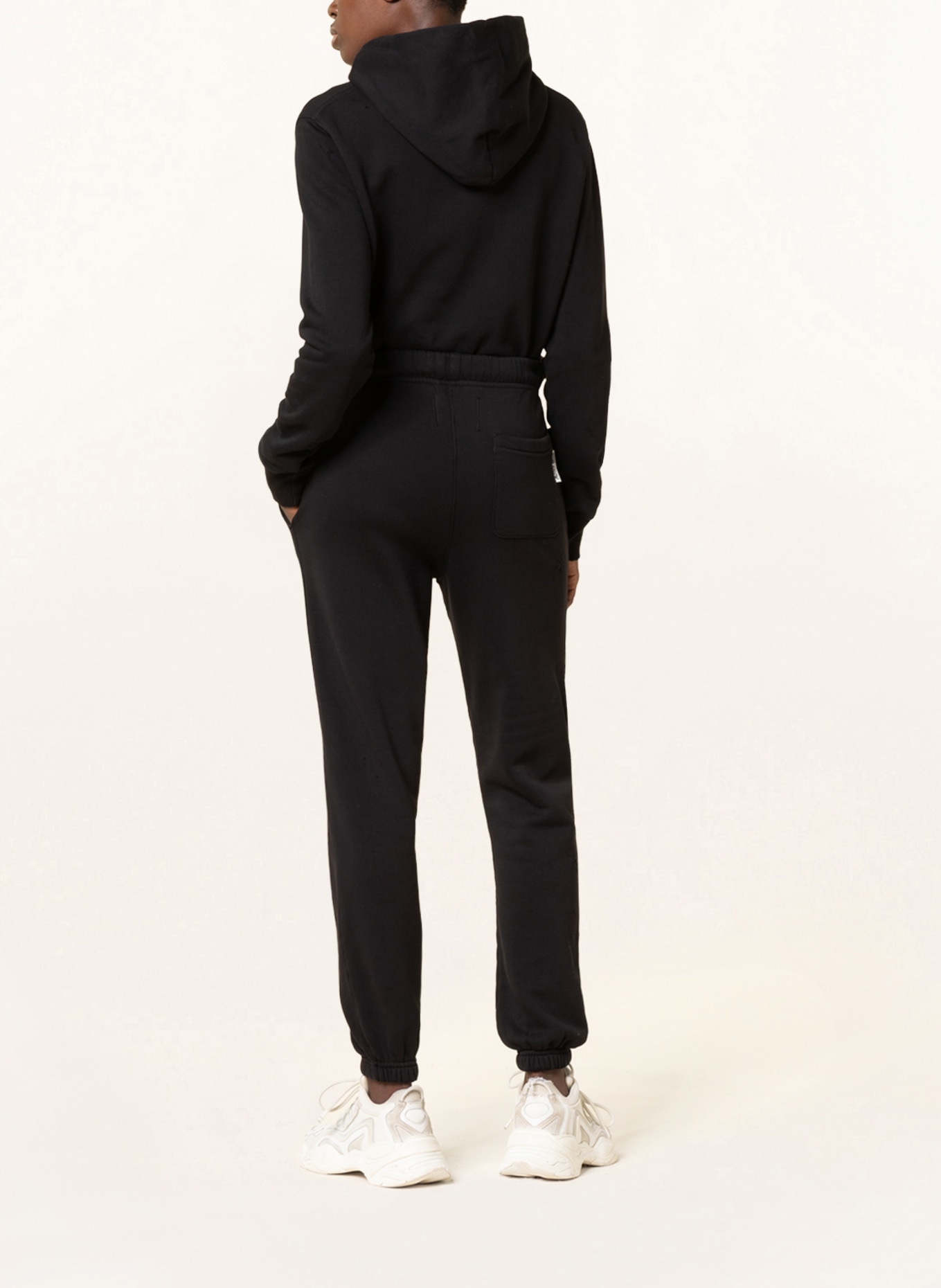AUTRY Sweatpants, Color: BLACK/ SILVER (Image 3)