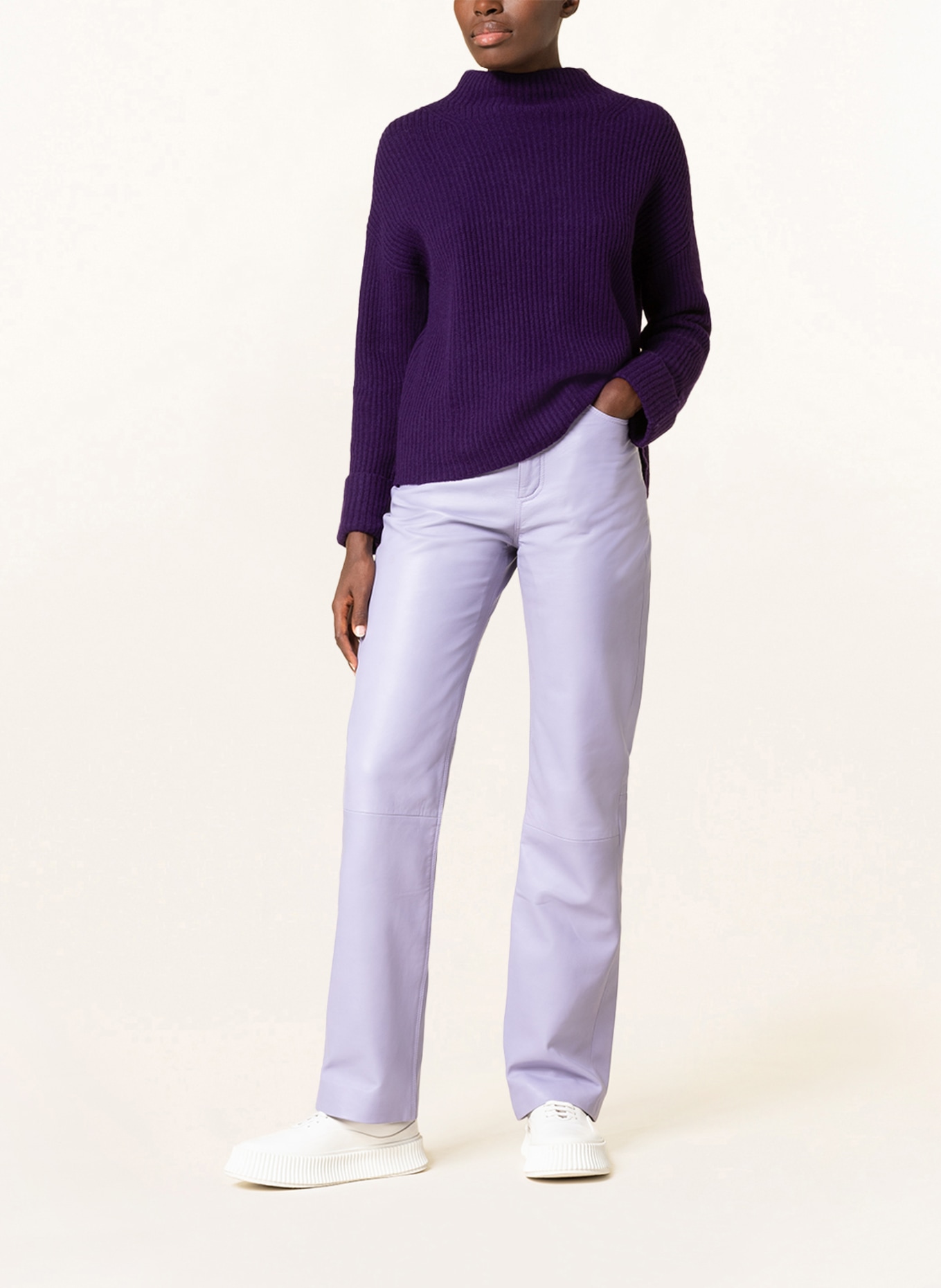 MRS & HUGS Pullover mit Cashmere , Farbe: LILA (Bild 2)