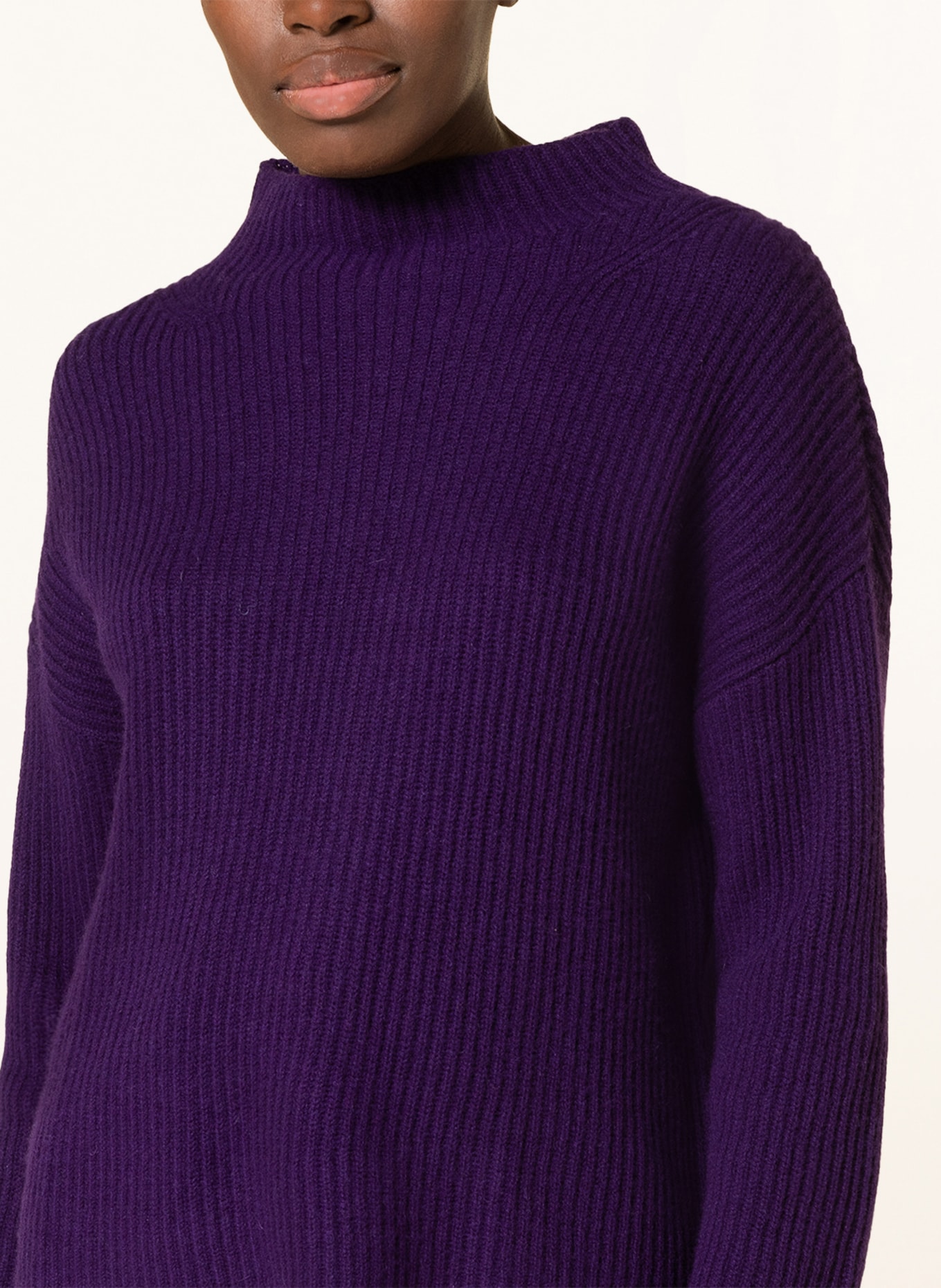 MRS & HUGS Sweter z dodatkiem kaszmiru , Kolor: LILA (Obrazek 4)