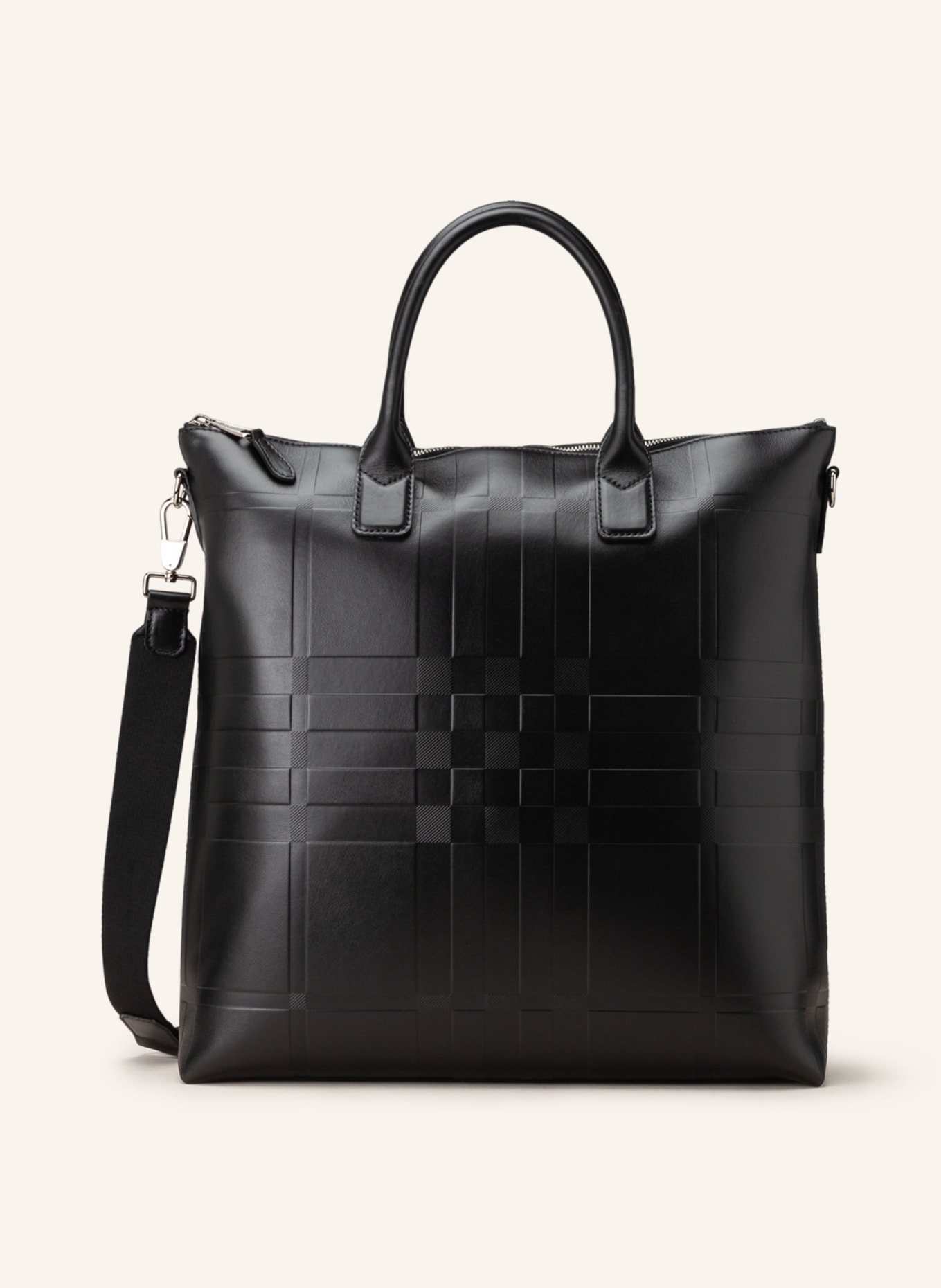 BURBERRY Shopper STIRLING: SCHWARZ