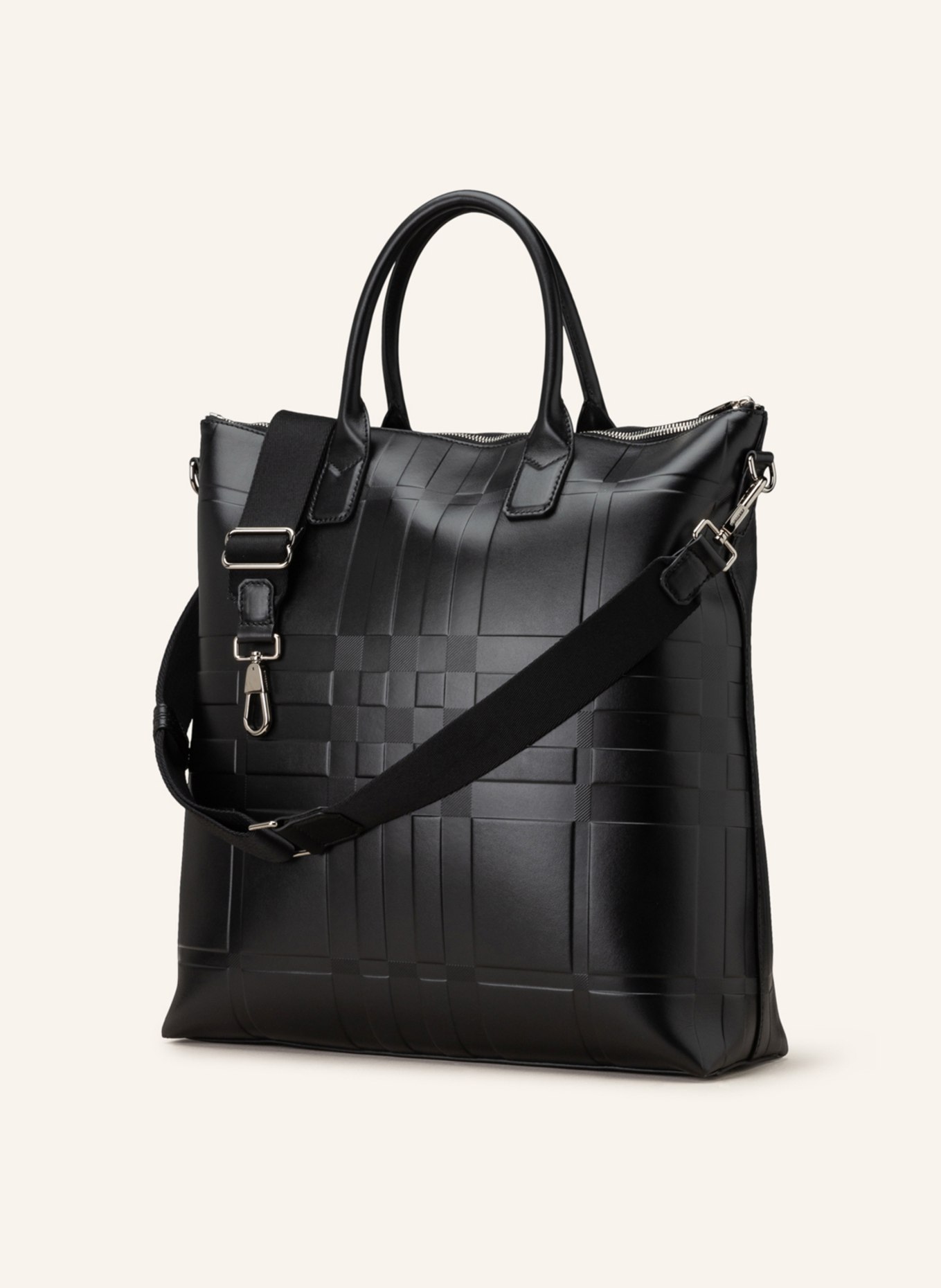 BURBERRY Shopper STIRLING: SCHWARZ