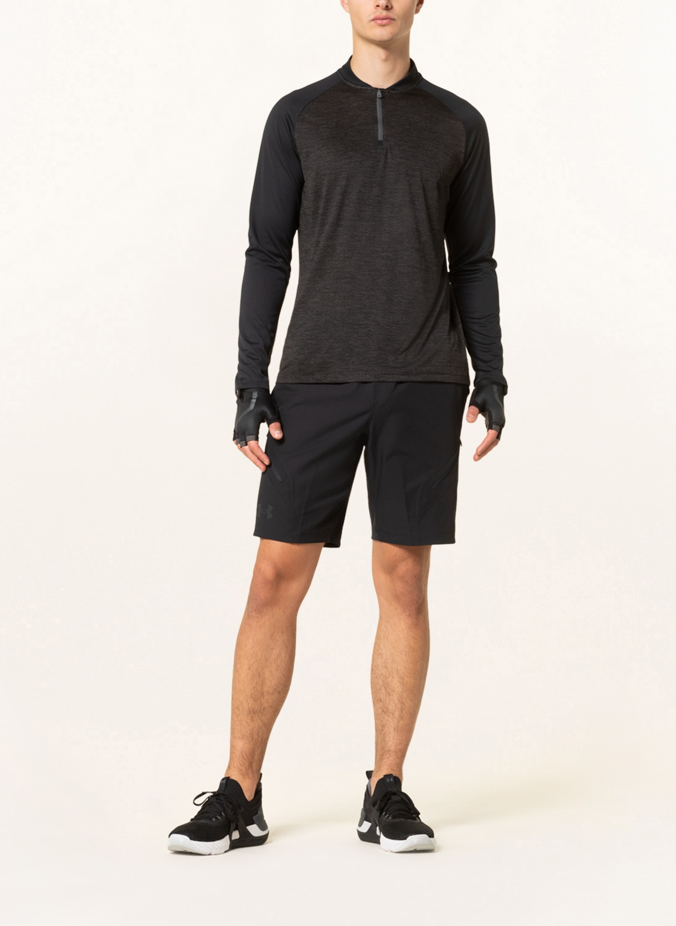 UNDER ARMOUR Training shorts UNSTOPPABLE, Color: BLACK (Image 2)