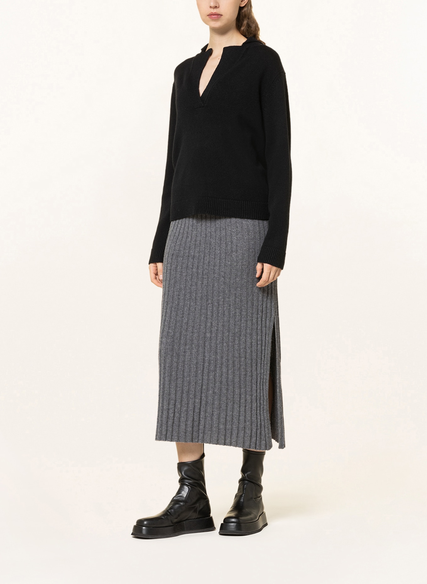 LISA YANG Cashmere-Pullover CELESTE, Farbe: SCHWARZ (Bild 2)