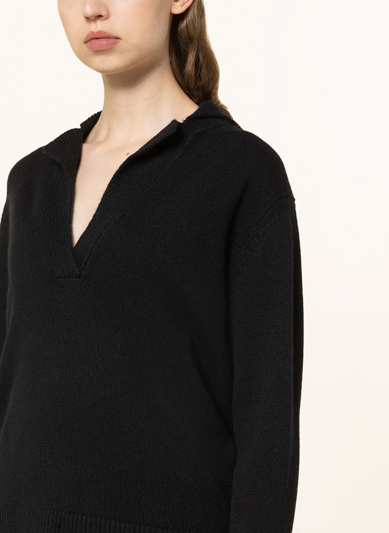 LISA YANG Cashmere-Pullover CELESTE, Farbe: SCHWARZ (Bild 4)