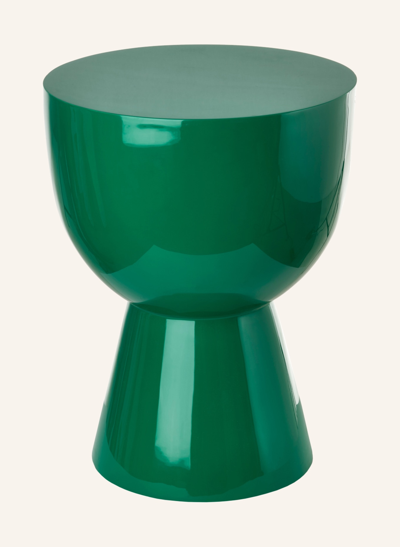 POLSPOTTEN Hocker TAM TAM: DUNKELGRÜN