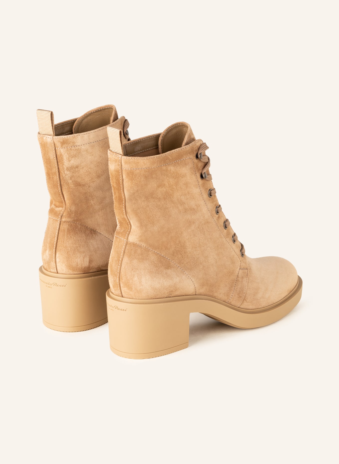 Gianvito Rossi Lace-up boots FOSTER, Color: CAMEL (Image 2)