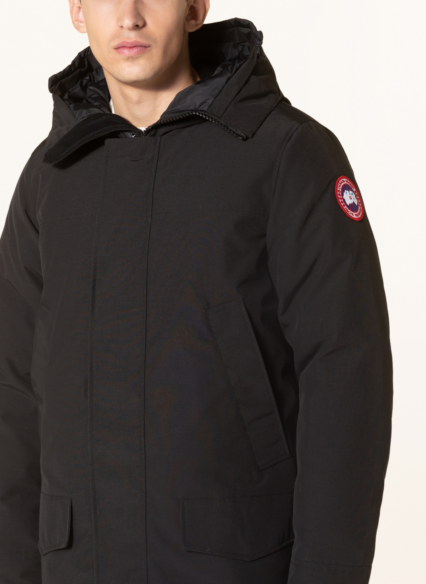 CANADA GOOSE Down jacket LANGFORD, Color: BLACK (Image 6)