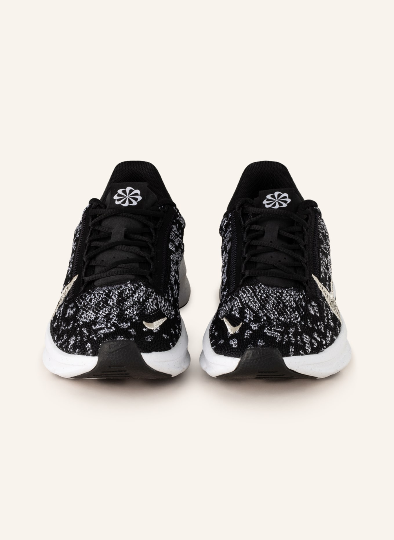 Nike Fitness shoes SUPERREP GO 3 FLYKNIT NEXT NATURE, Color: BLACK/ WHITE/ SILVER (Image 3)