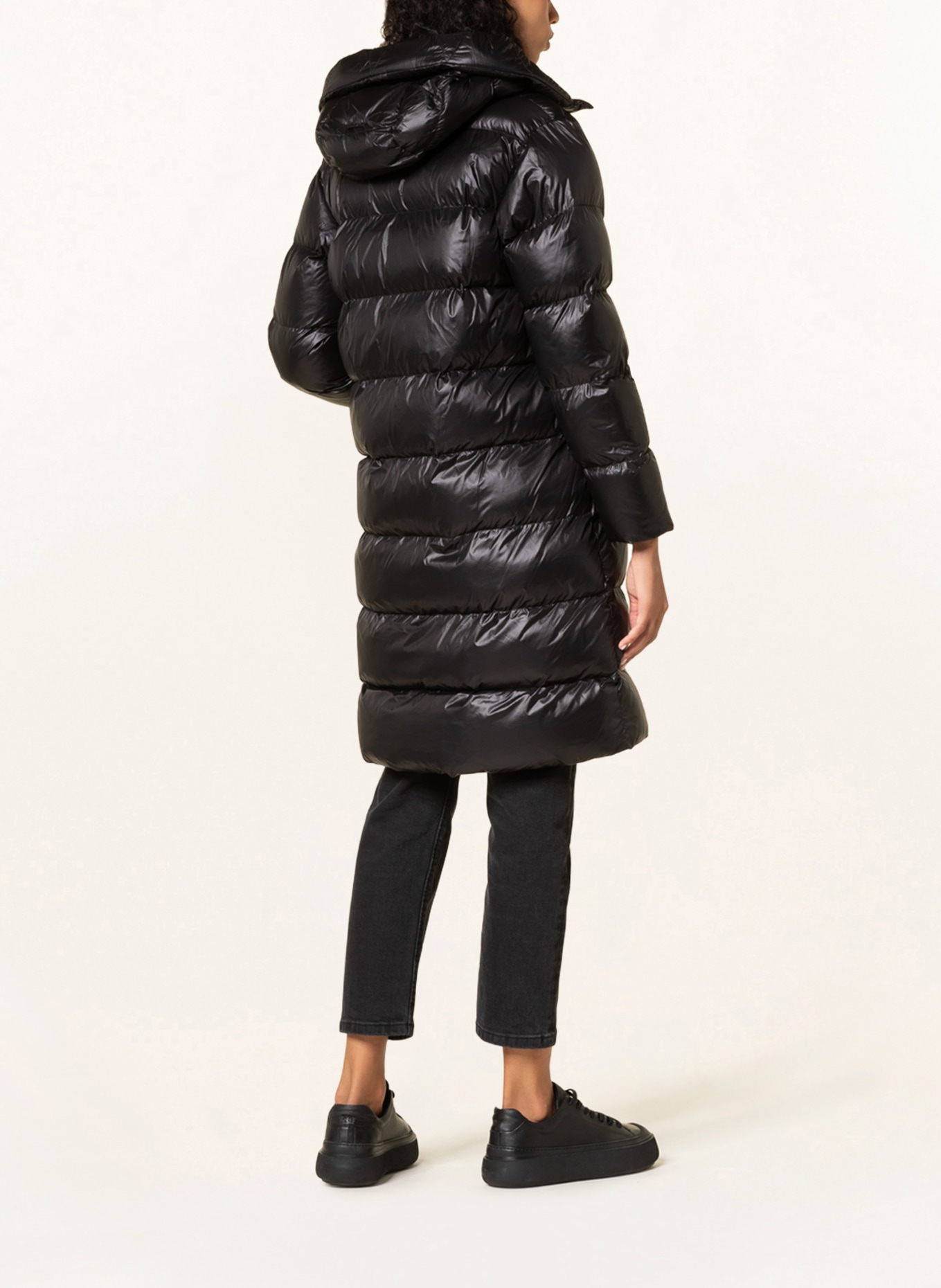 Blauer Quilted coat, Color: BLACK (Image 3)