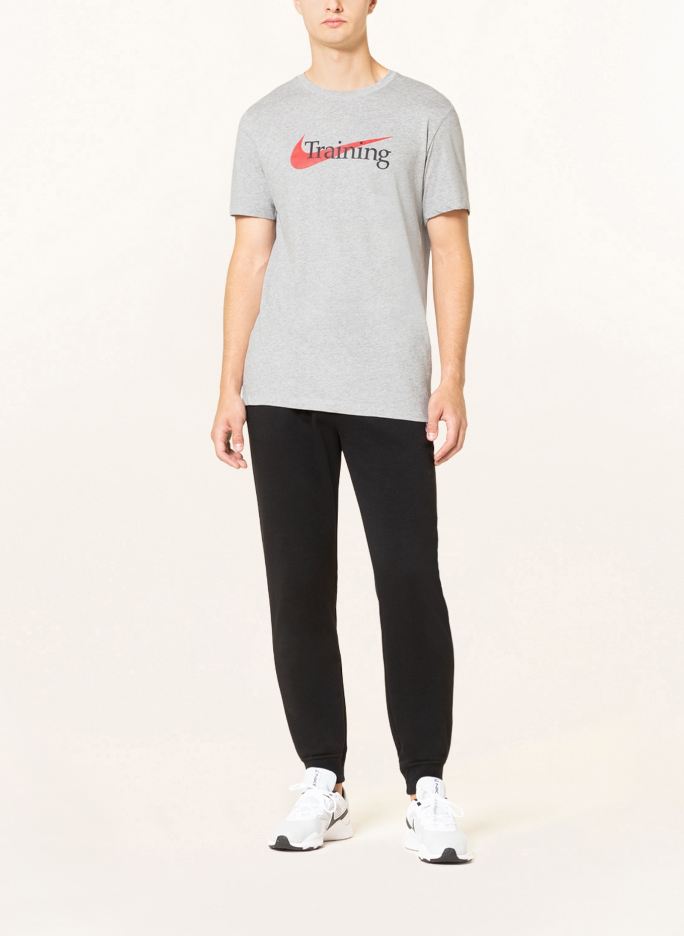 Nike T-shirt DRI-FIT, Kolor: JASNOCZARY (Obrazek 2)