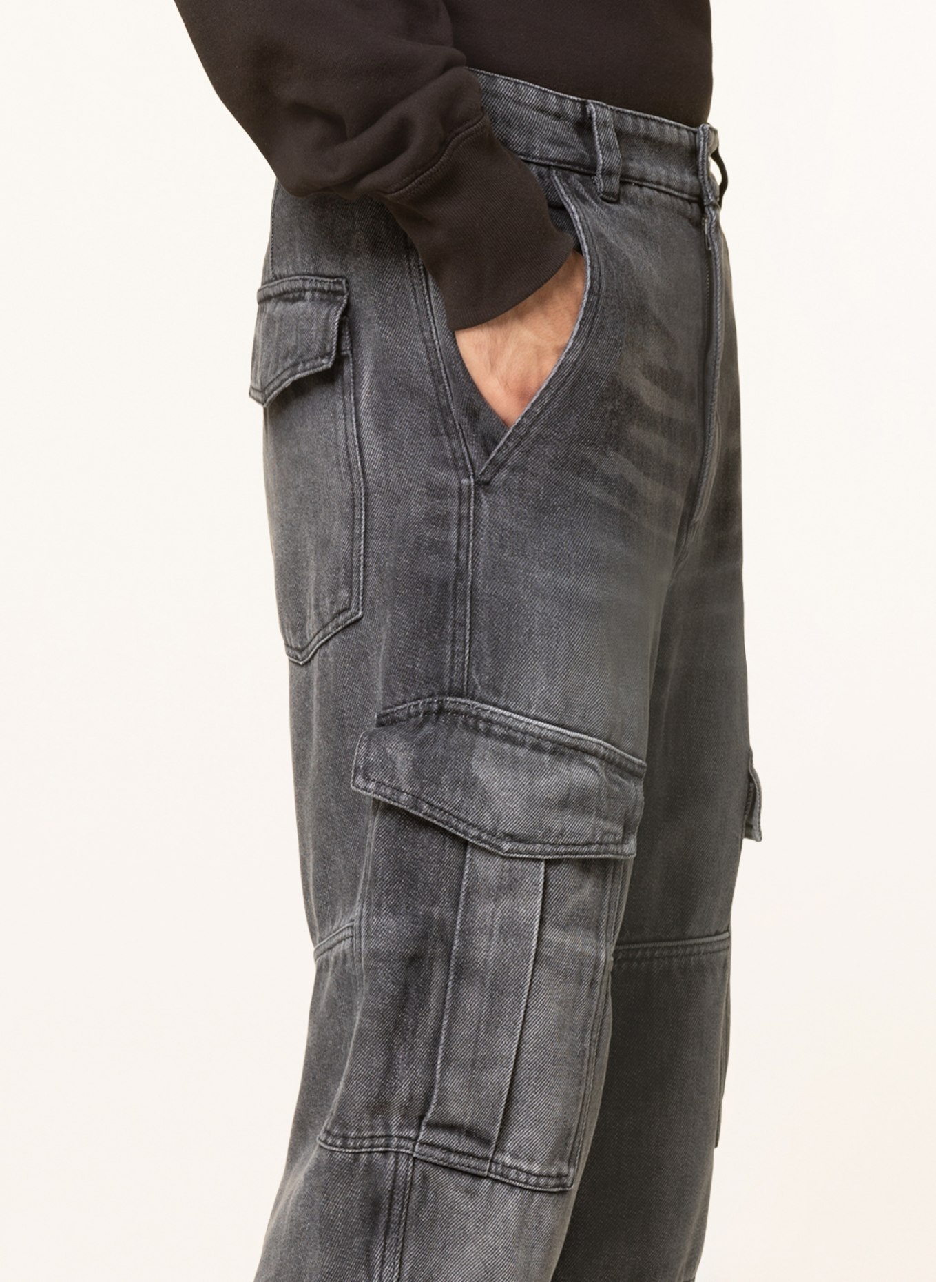 ISABEL MARANT Cargo pants TERENCE , Color: DARK GRAY (Image 5)