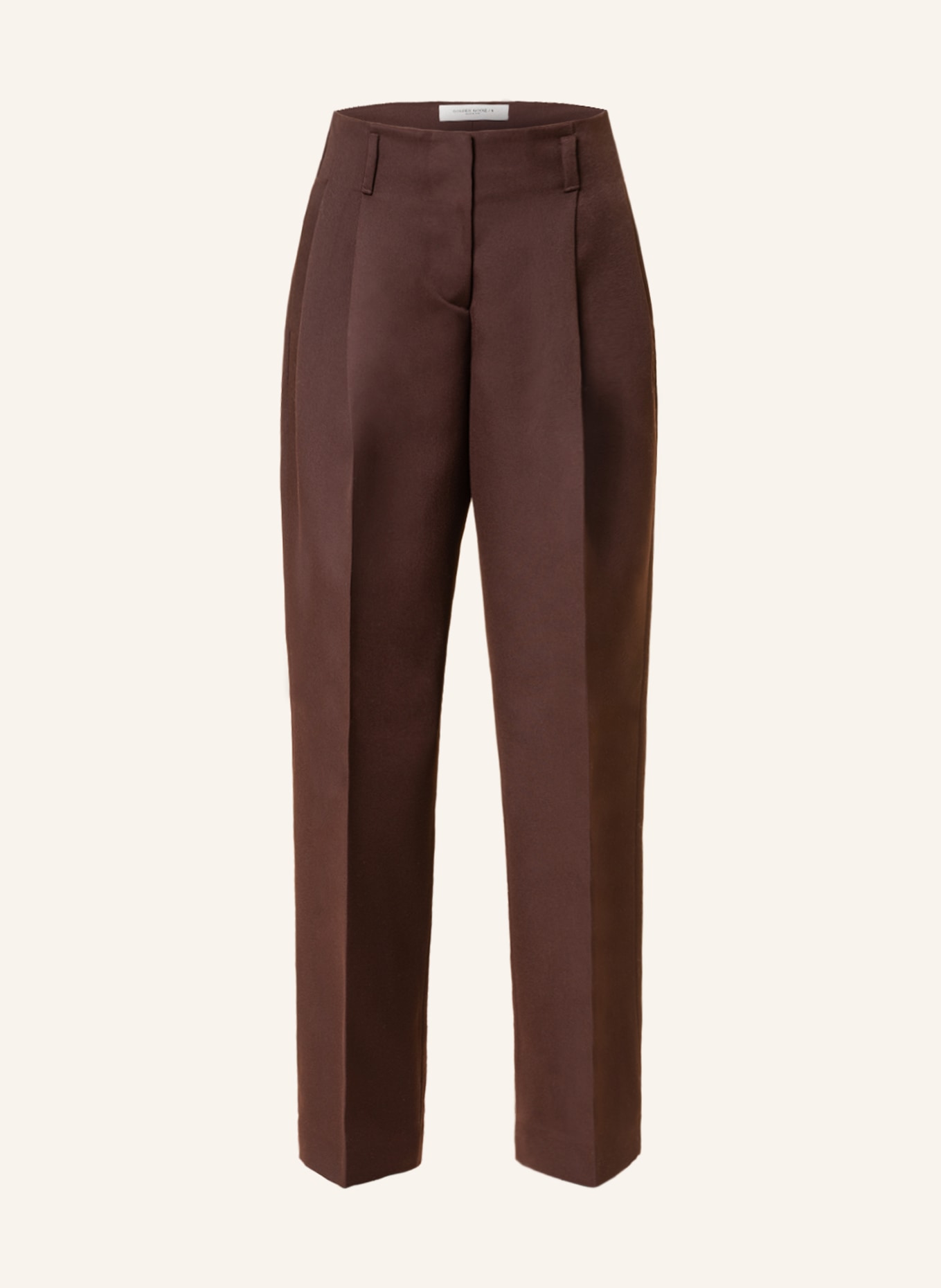 GOLDEN GOOSE Trousers FLAVIA, Color: DARK BROWN (Image 1)