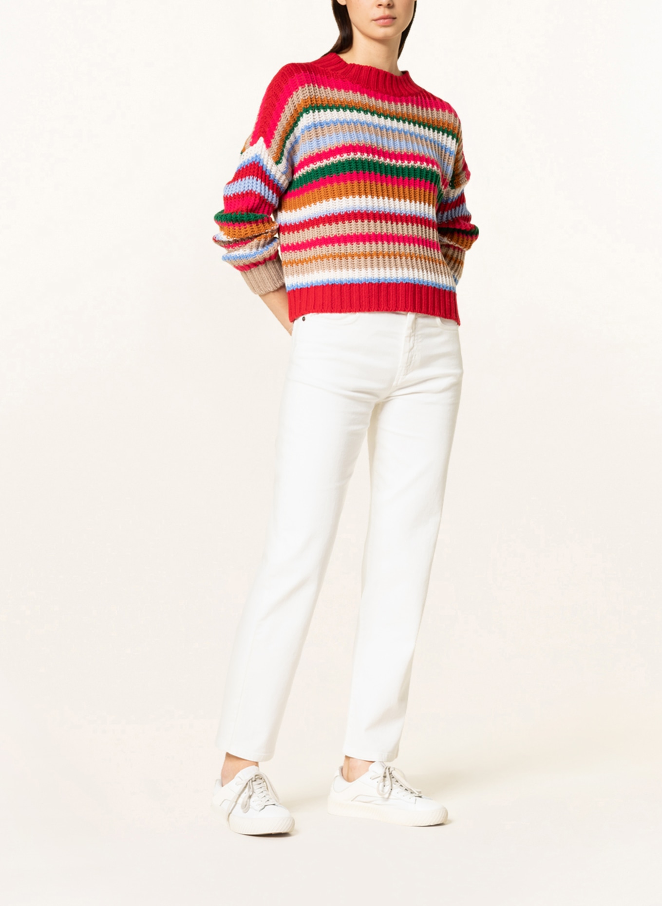 WEEKEND MaxMara Mom jeans AGO, Color: 002 WHITE (Image 2)