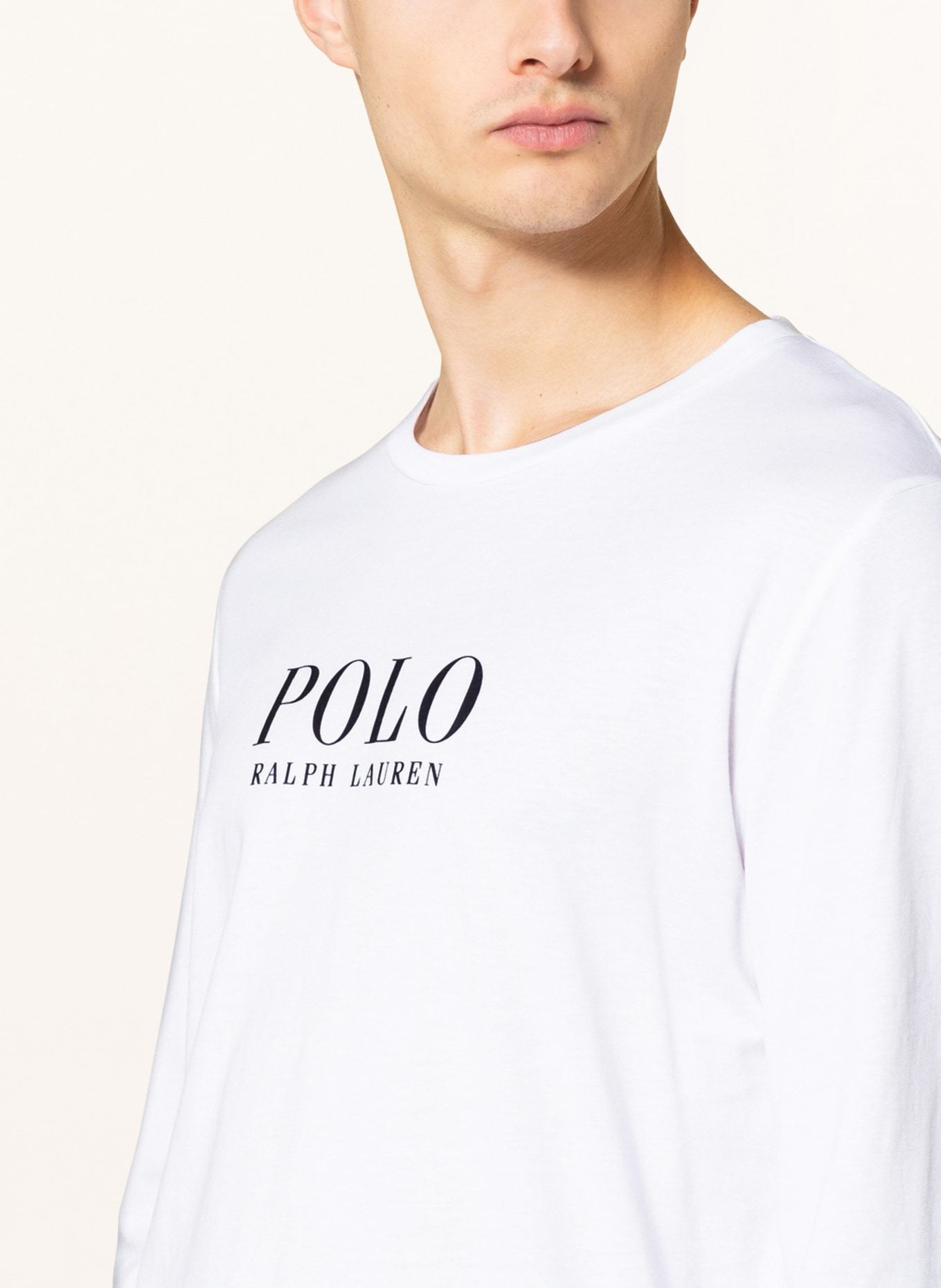 POLO RALPH LAUREN Lounge-Shirt , Farbe: WEISS (Bild 4)