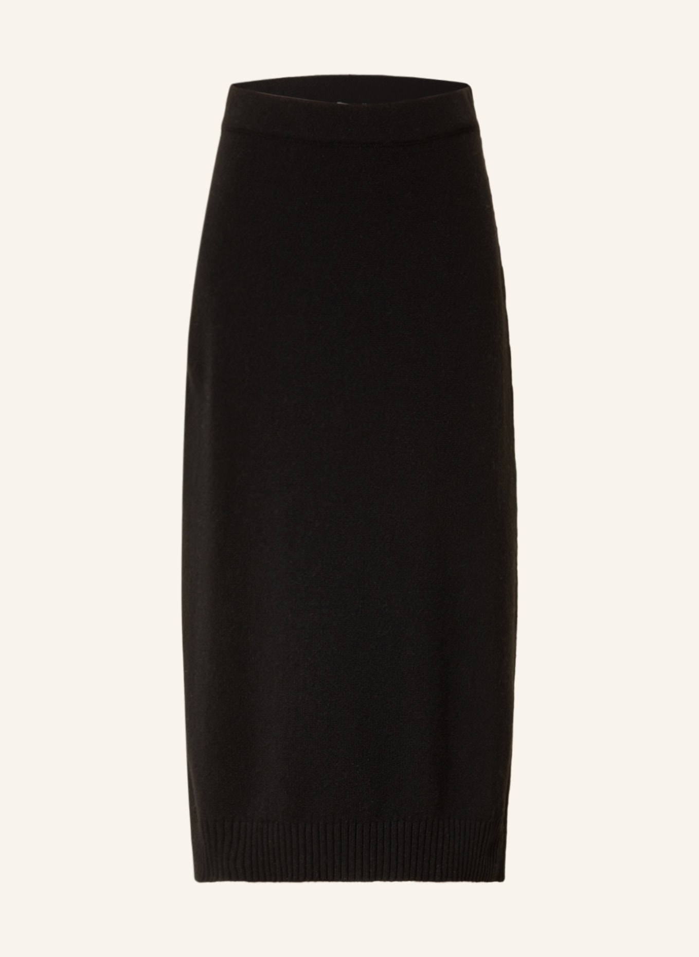 MONCLER Knit skirt in cashmere , Color: BLACK (Image 1)