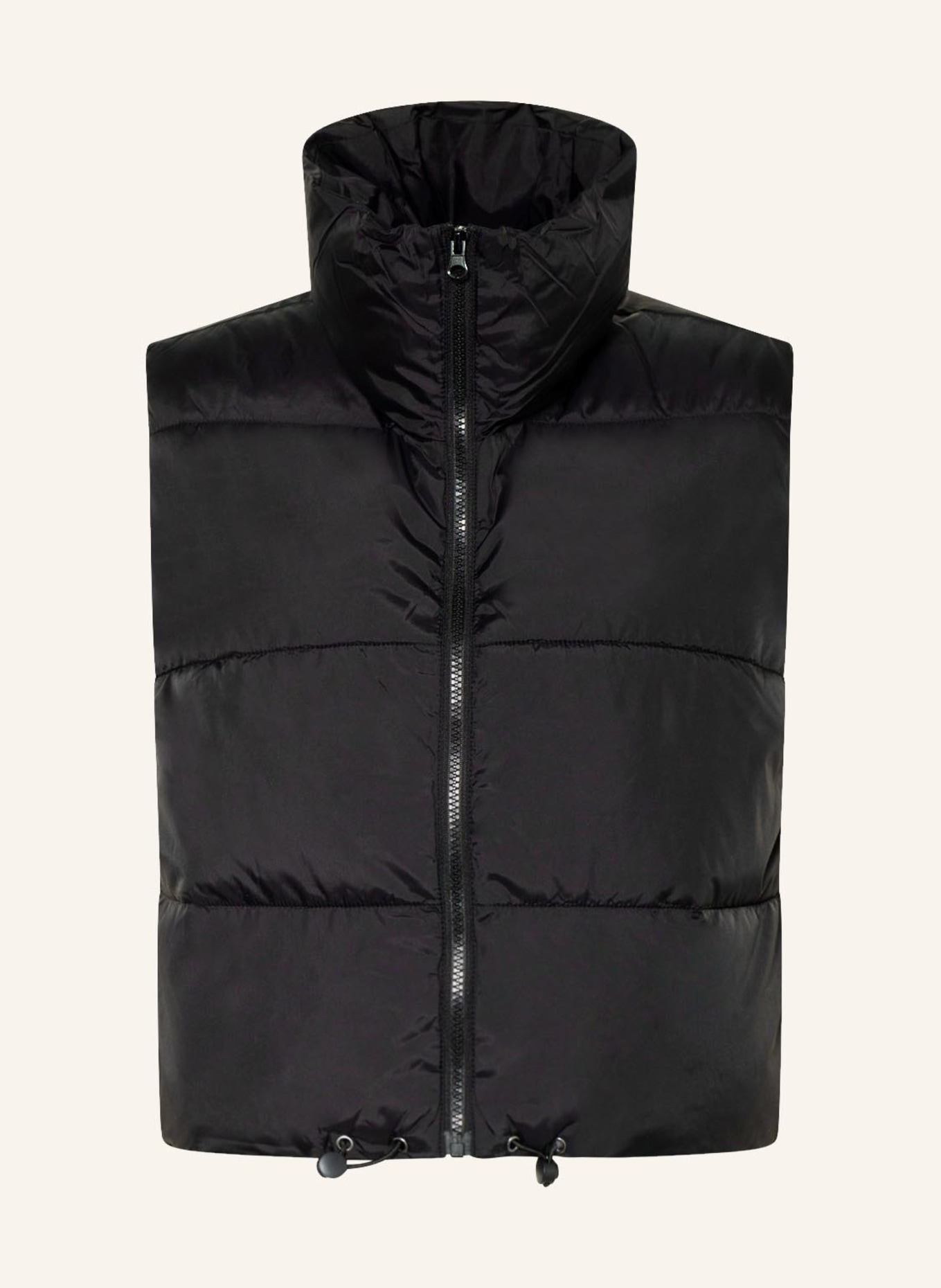 gina tricot Quilted vest SIMONE, Color: BLACK (Image 1)