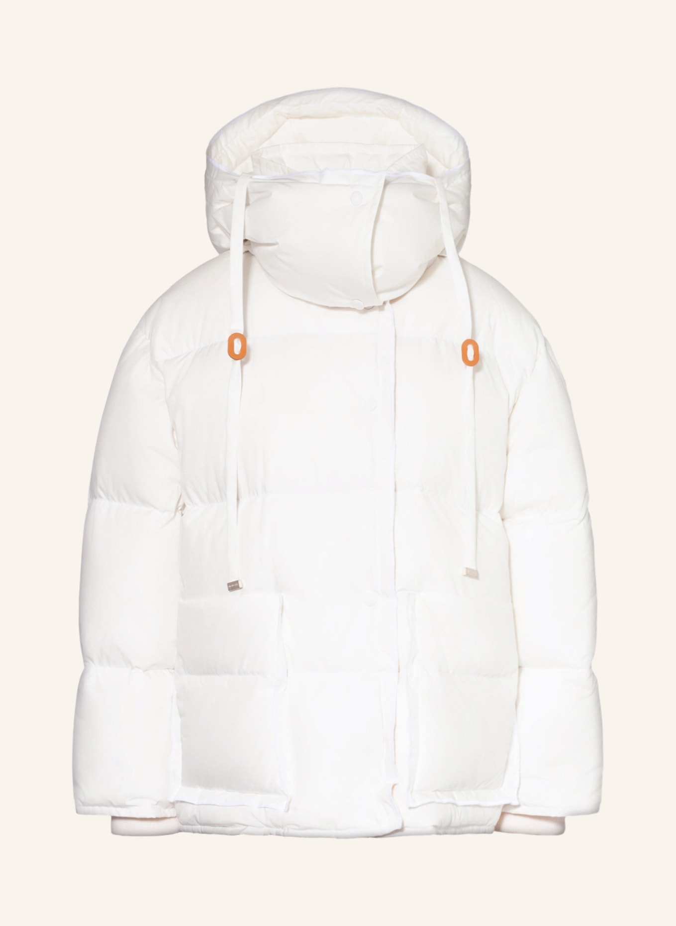 MONCLER GENIUS Down jacket SANDY with detachable hood, Color: ECRU (Image 1)