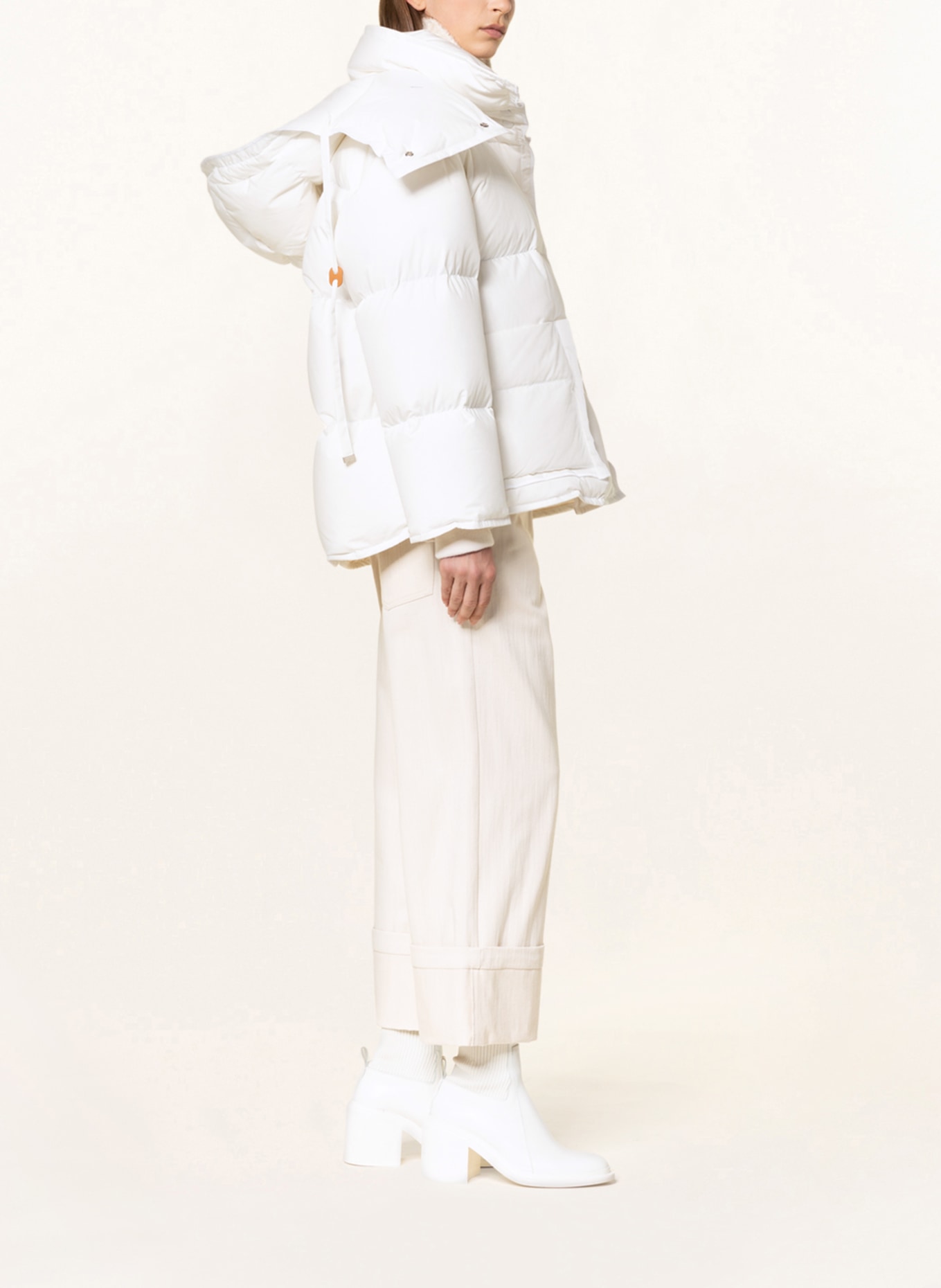 MONCLER GENIUS Down jacket SANDY with detachable hood, Color: ECRU (Image 4)