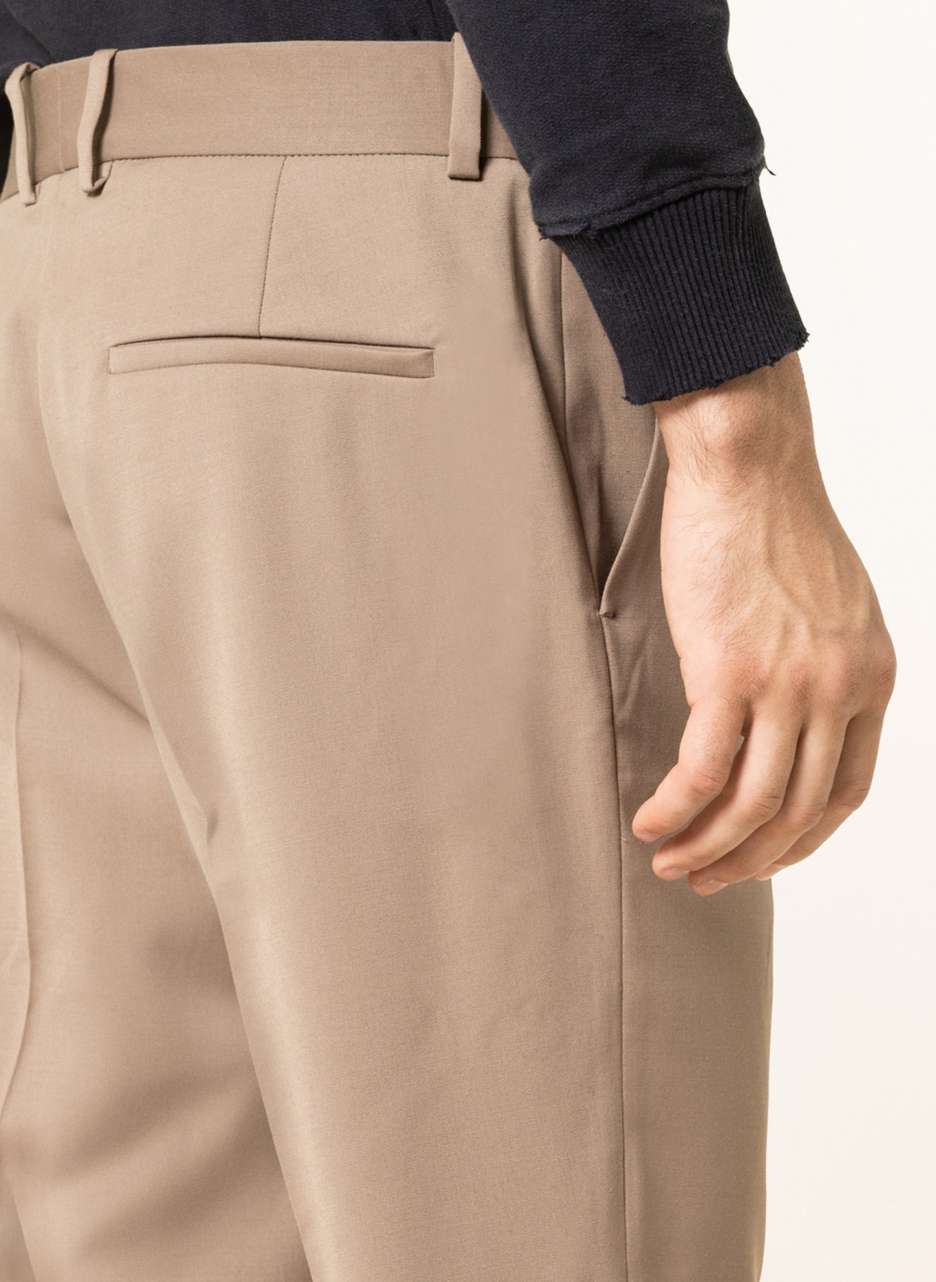 HAN KJØBENHAVN Trousers regular fit , Color: BEIGE (Image 5)