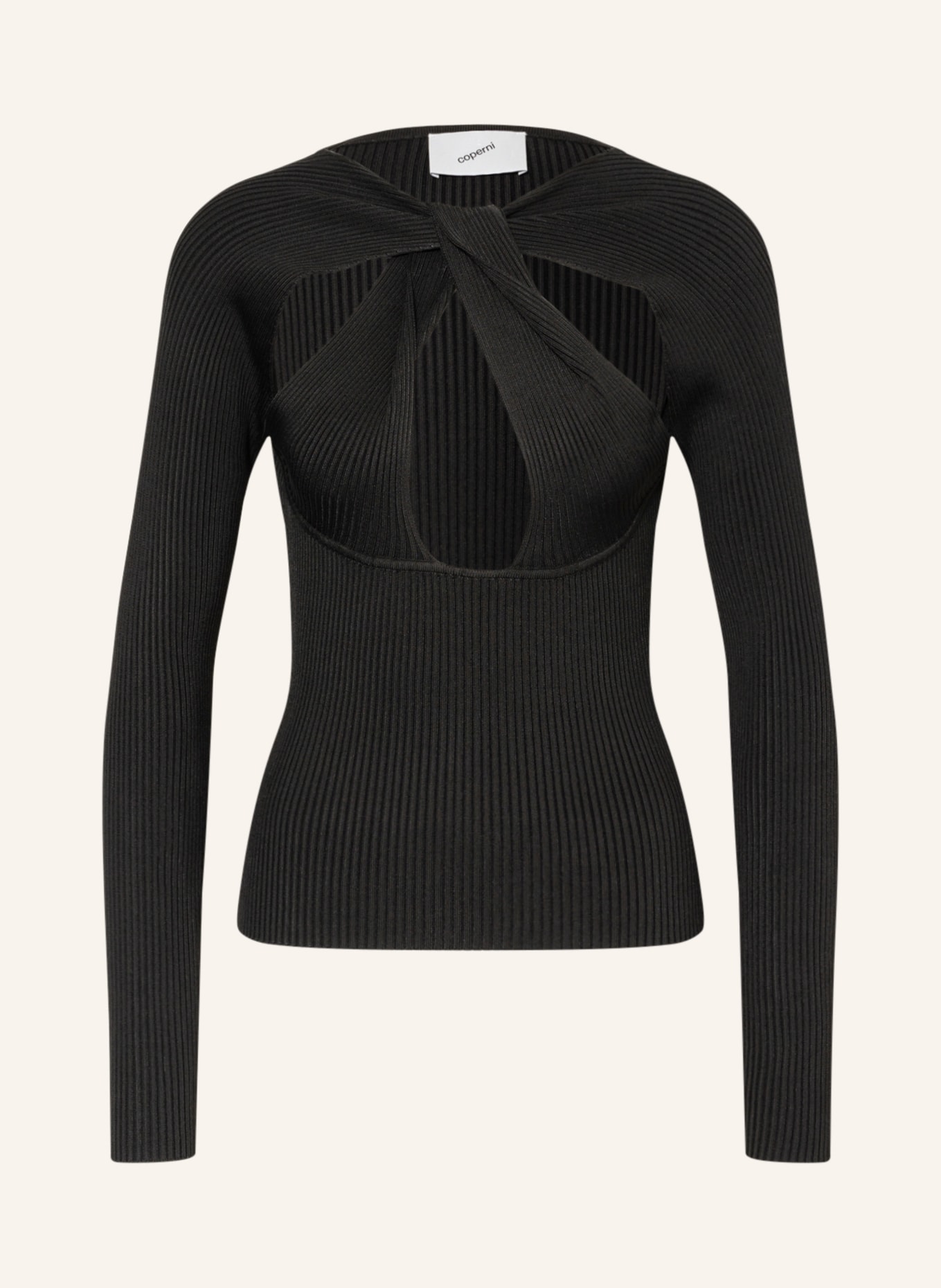 coperni Sweater with cut-out, Color: BLACK (Image 1)