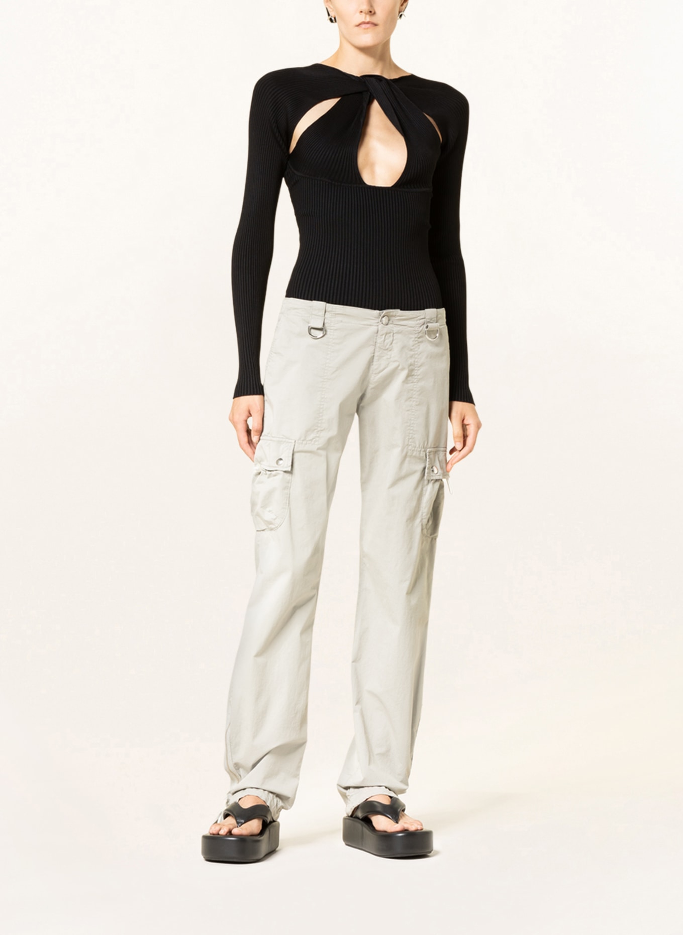coperni Sweater with cut-out, Color: BLACK (Image 2)