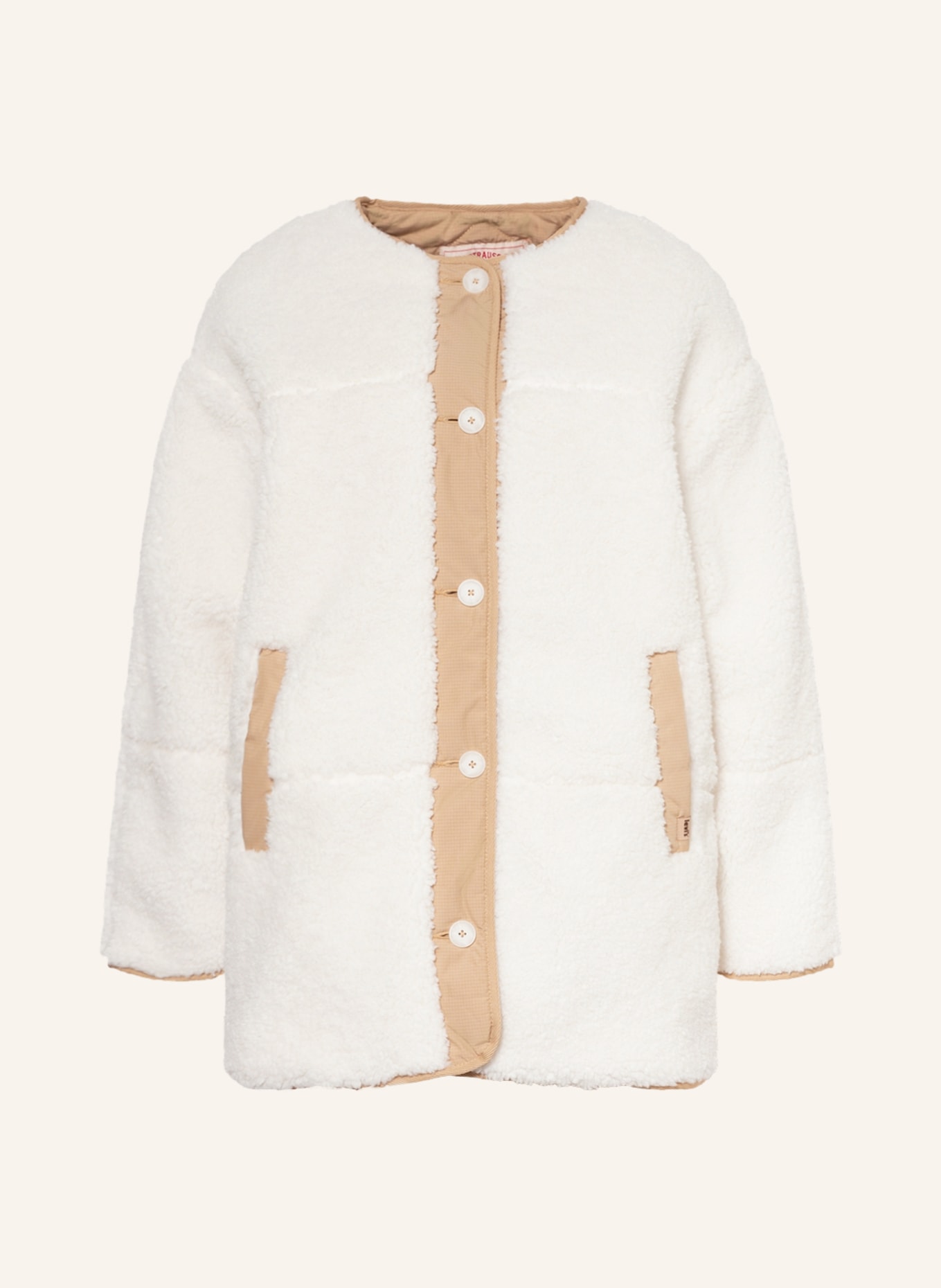 Levi's® Teddy jacket MARLOWE, Color: WHITE (Image 1)
