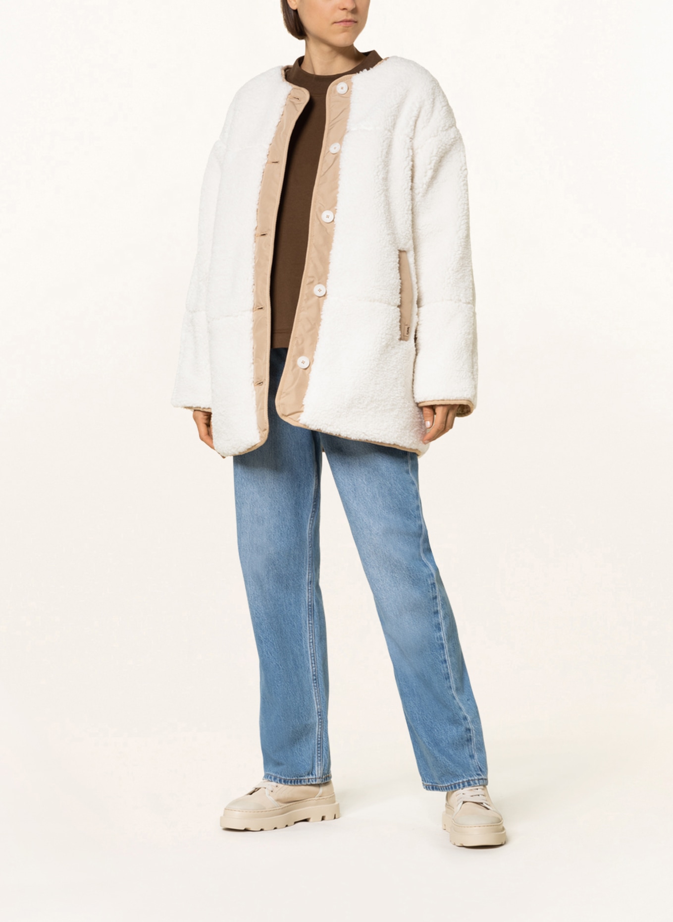 Levi's® Teddy jacket MARLOWE, Color: WHITE (Image 3)