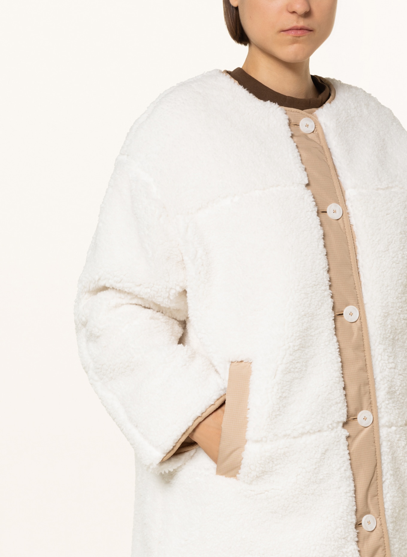 Levi's® Teddy jacket MARLOWE, Color: WHITE (Image 5)