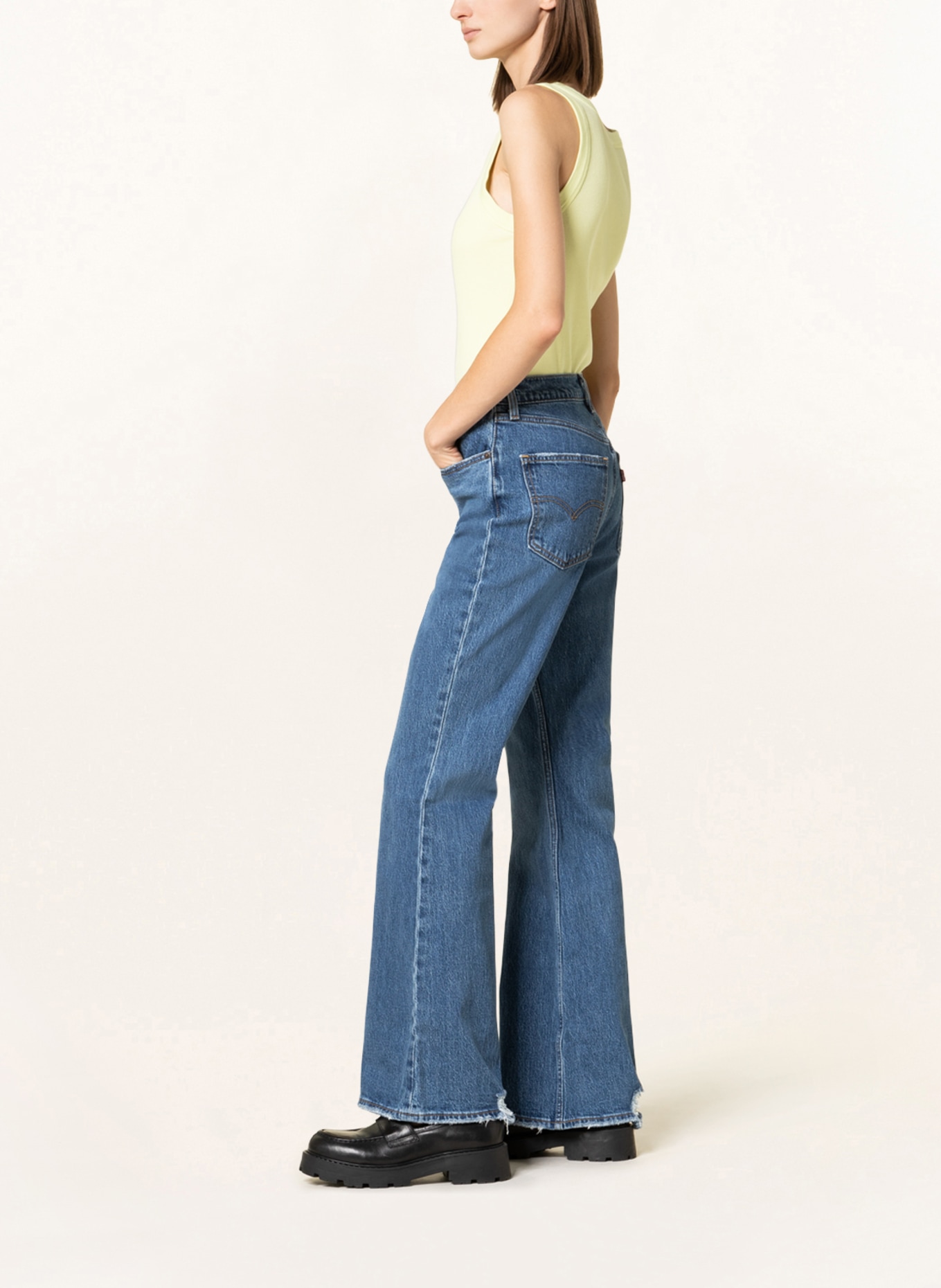 Levi's® Flared jeans 70S in 10 dark indigo - worn in