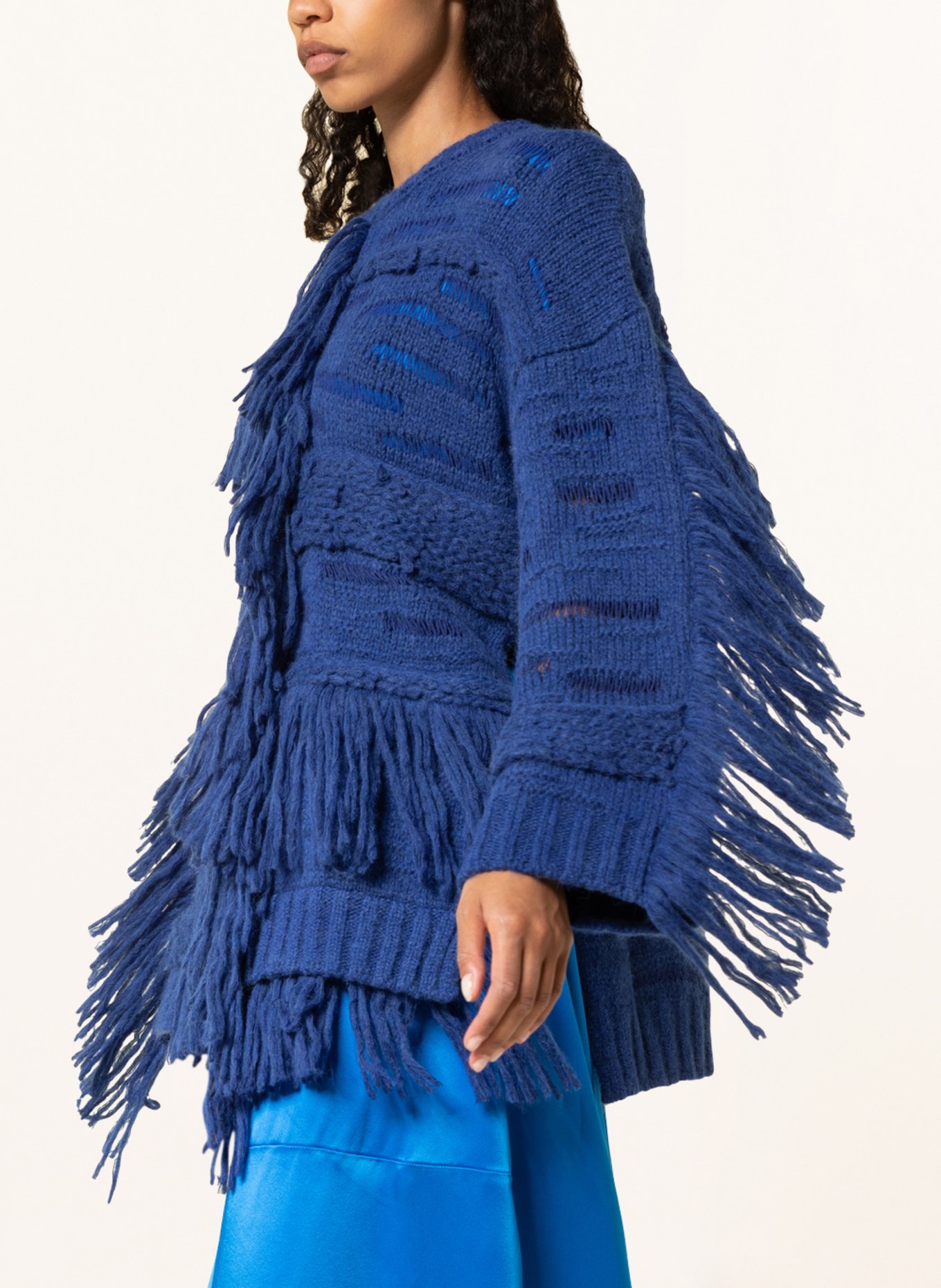 STELLA McCARTNEY Pullover mit Alpaka, Farbe: BLAU (Bild 5)