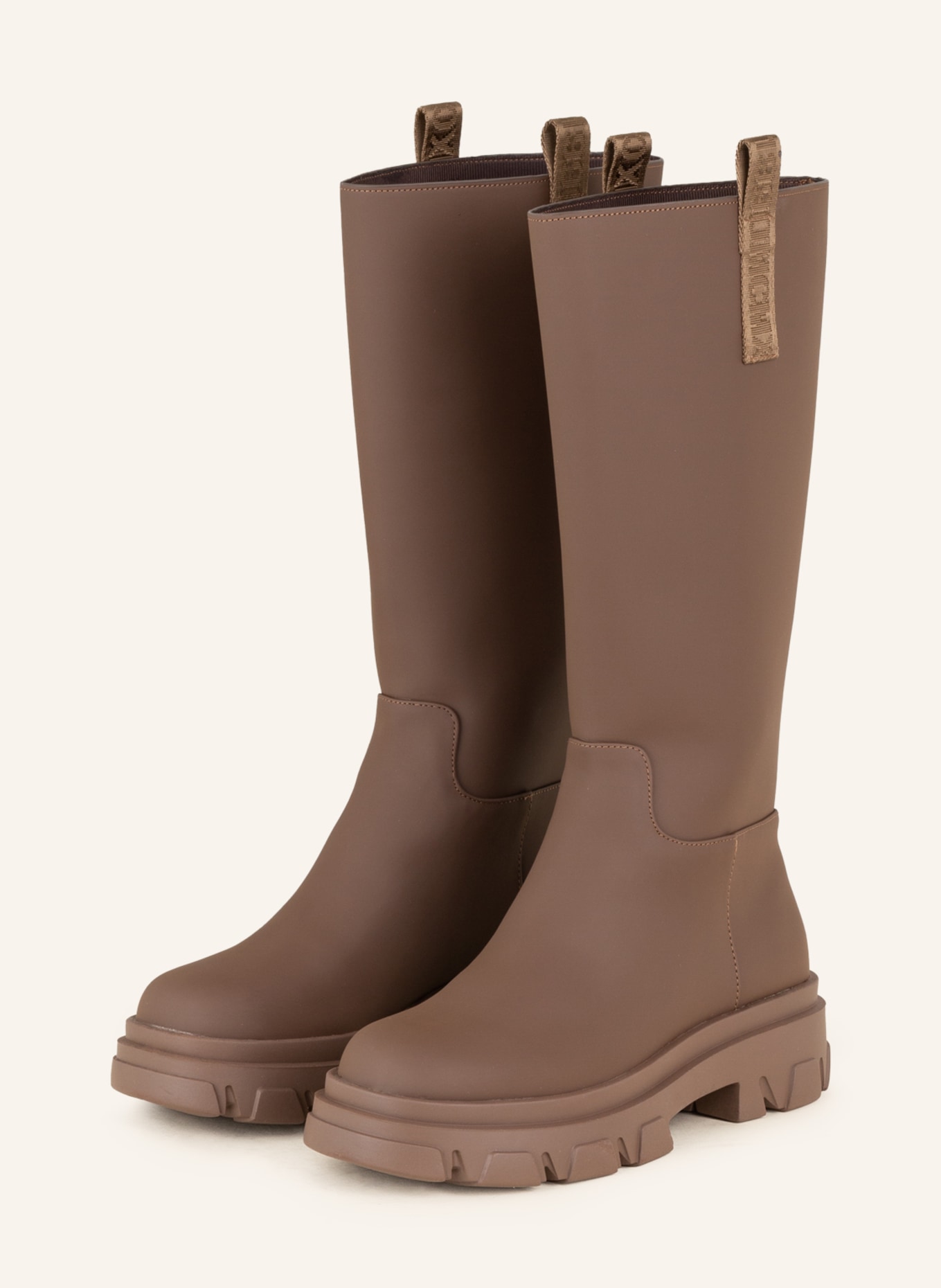 STEVE MADDEN Rain boots LODGE, Color: BROWN (Image 1)