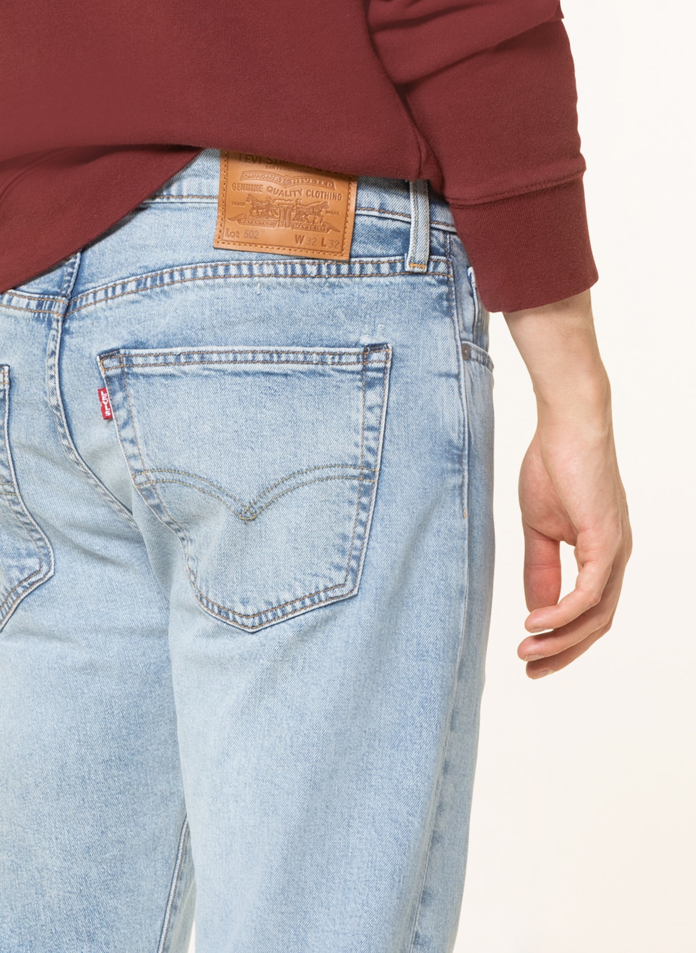 Levi's® Jeans 502 Tapered Fit: 01 Med Indigo - Worn In