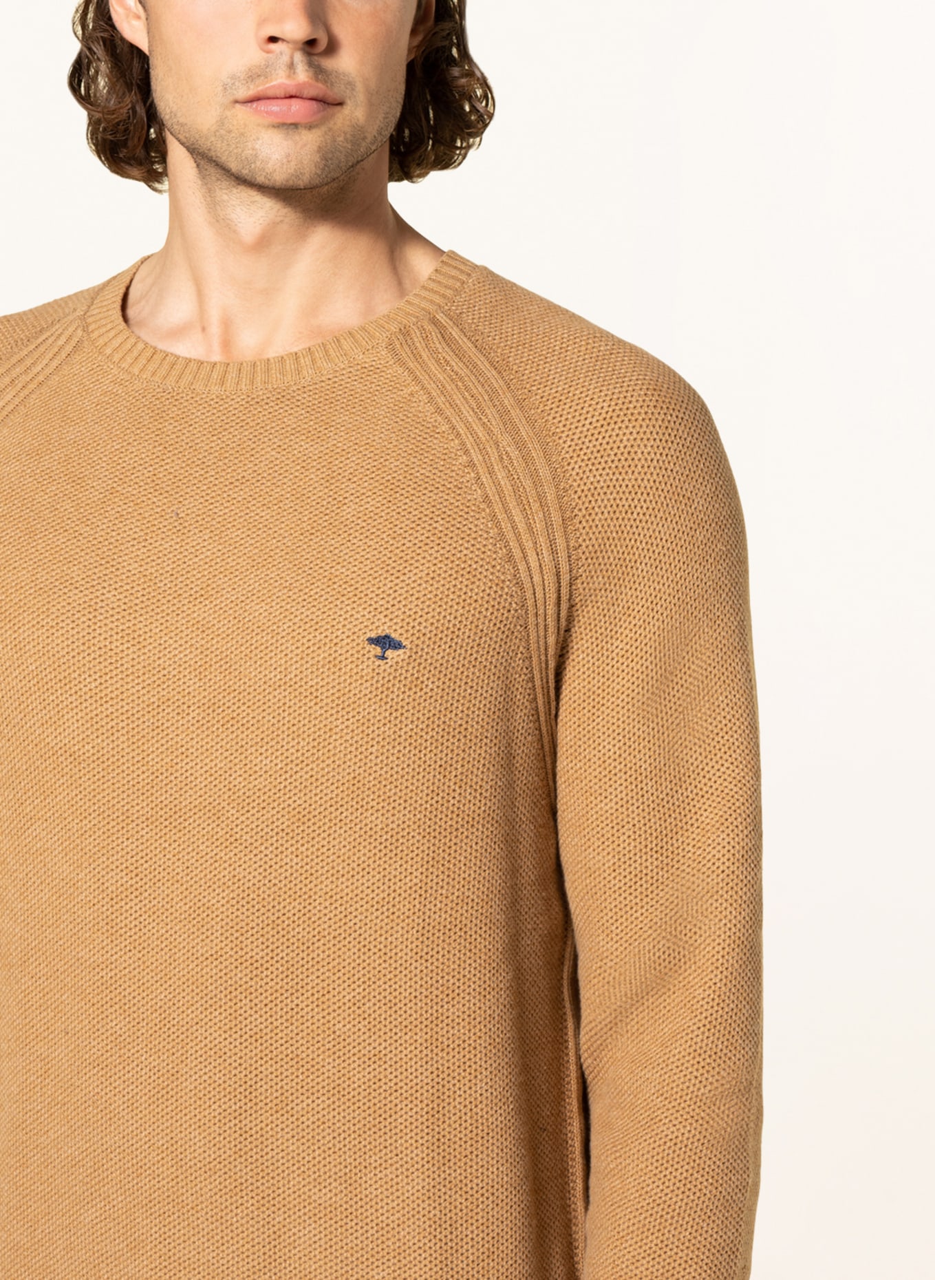 FYNCH-HATTON Sweater, Color: CAMEL (Image 4)