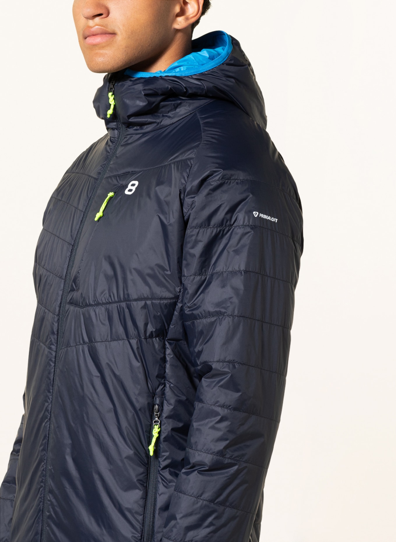 8848 Altitude Hybrid quilted jacket VANNOY, Color: DARK BLUE (Image 5)