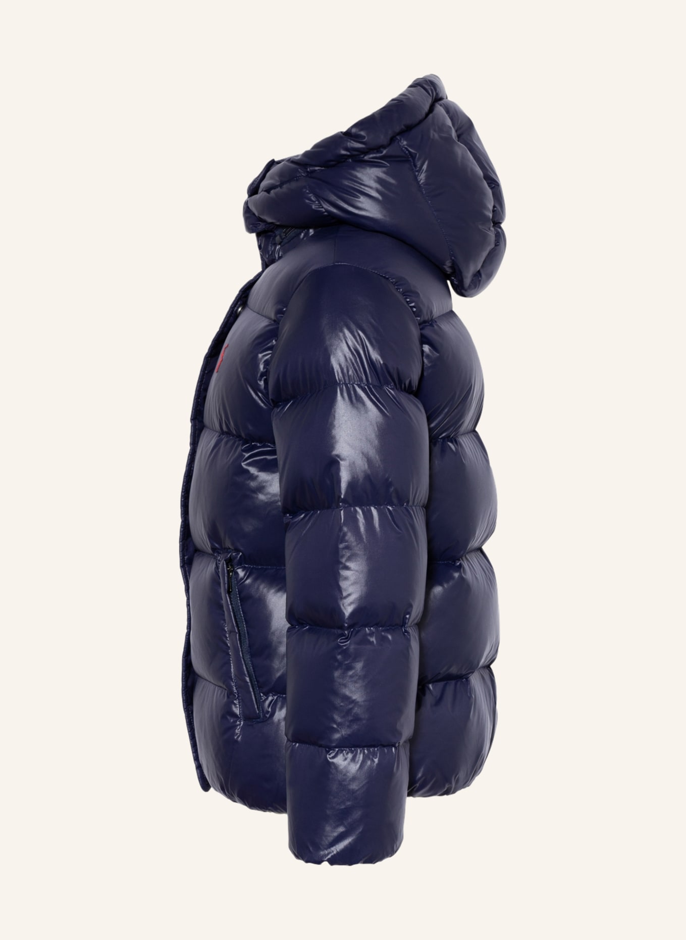 POLO RALPH LAUREN Péřová bunda s odnímatelnou kapucí, Barva: TMAVĚ MODRÁ (Obrázek 4)