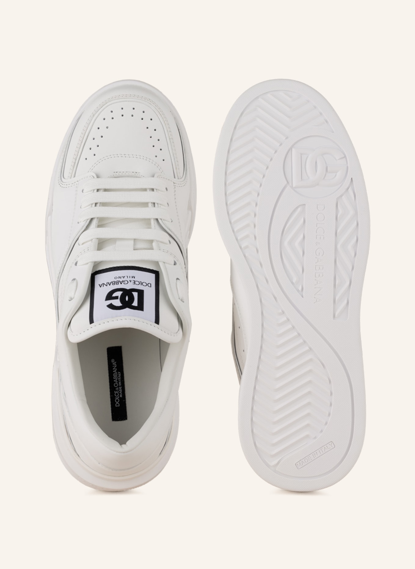 DOLCE & GABBANA Sneakers BASKET, Color: WHITE (Image 5)