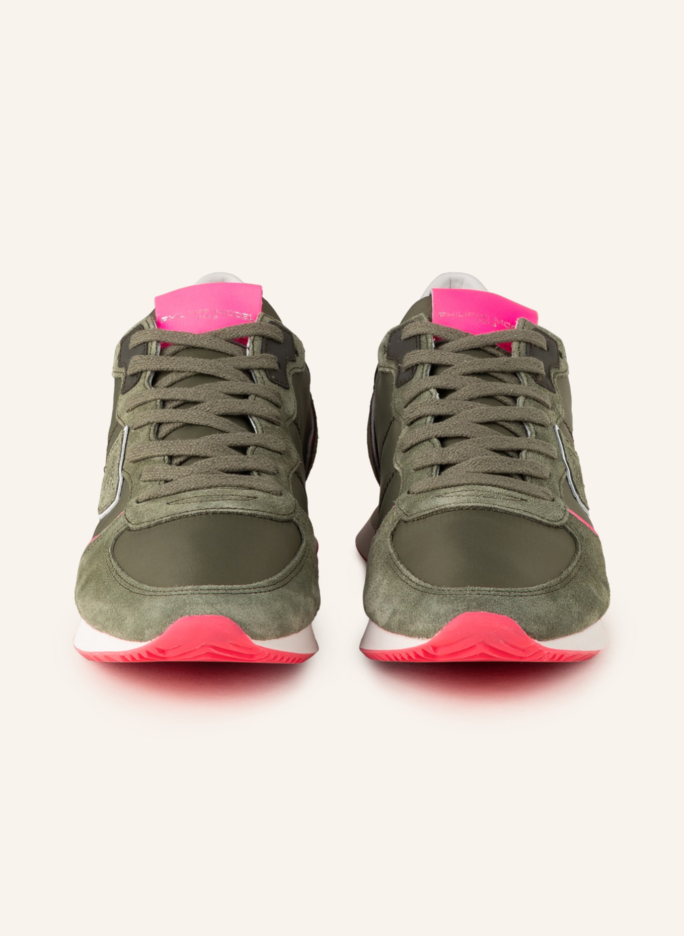 PHILIPPE MODEL Sneaker TRRPX, Farbe: OLIV/ NEONPINK (Bild 3)