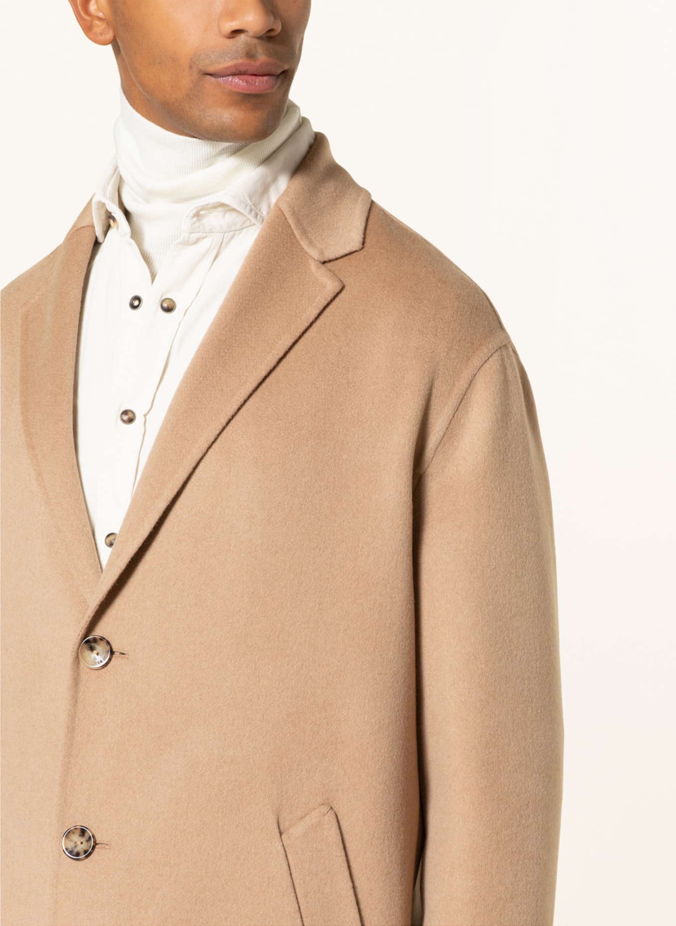AGNONA Cashmere coat, Color: CAMEL (Image 4)