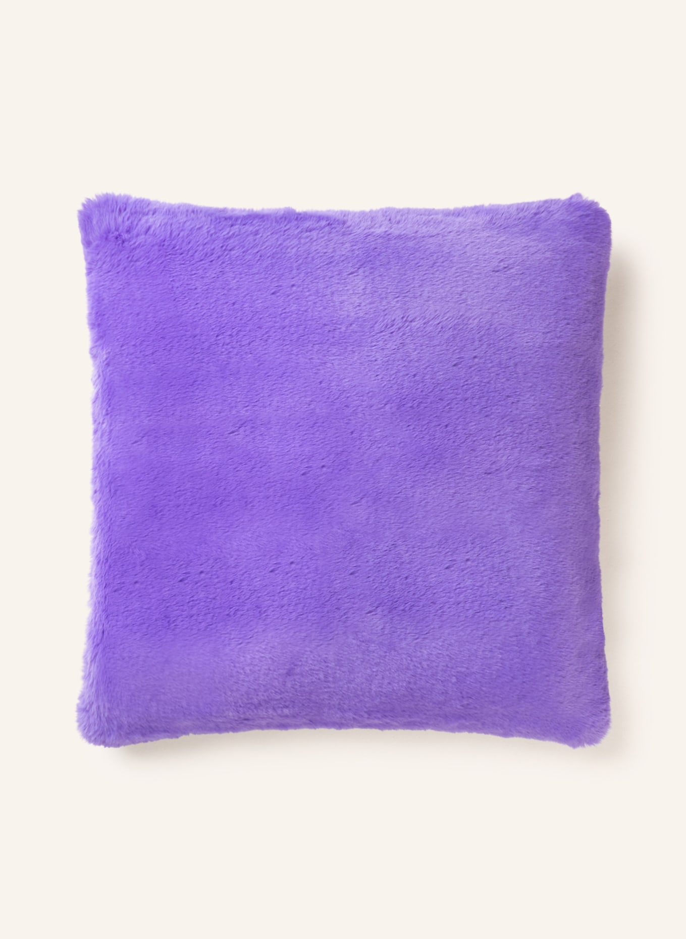 EB HOME Ozdobný povlak na polštář s umělou kožešinou, Barva: FIALOVÁ (Obrázek 1)