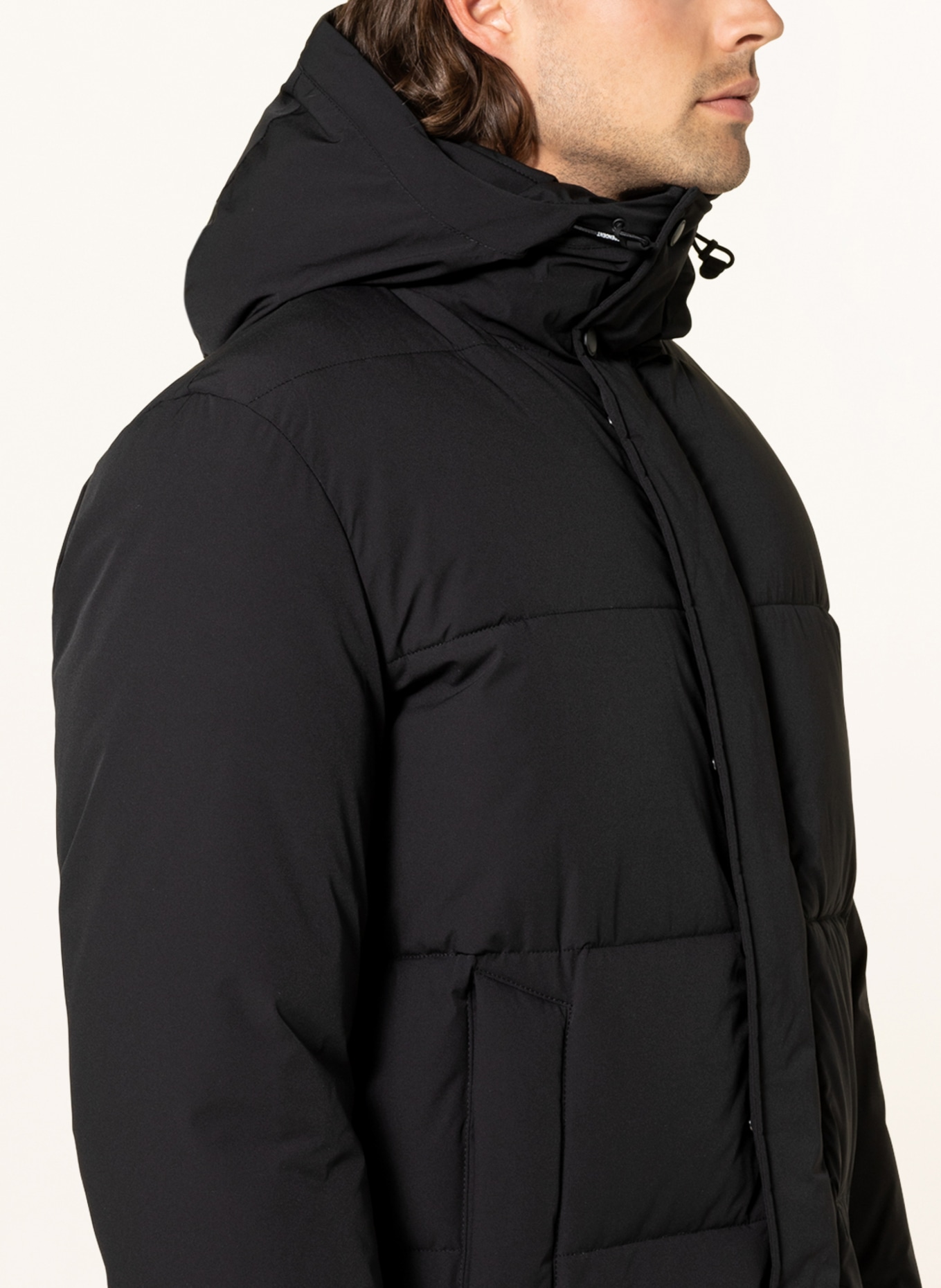 STRELLSON Quilted jacket LEGGERO 2.0, Color: BLACK (Image 5)