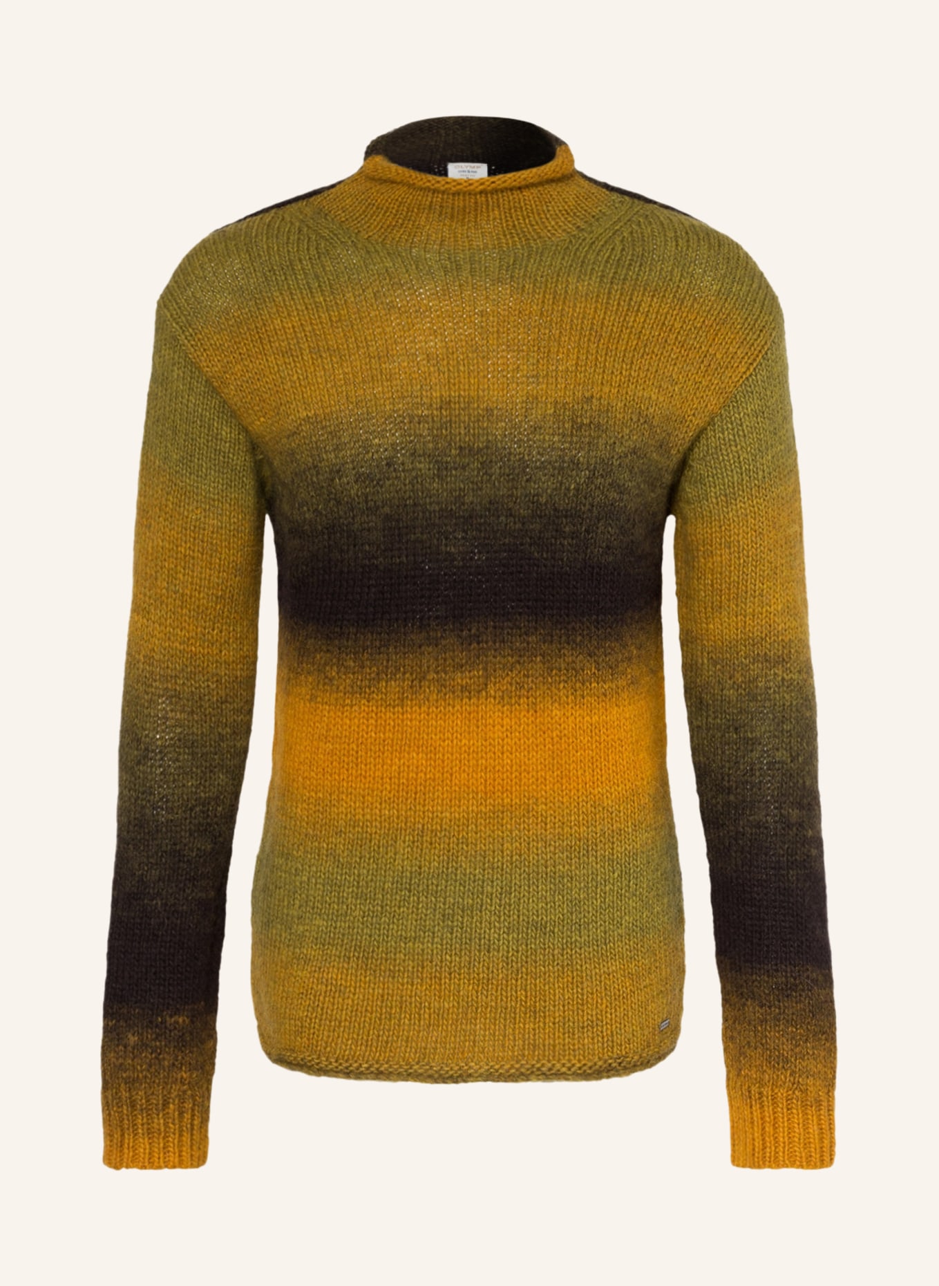 OLYMP Pullover, Farbe: OLIV/ DUNKELGELB (Bild 1)