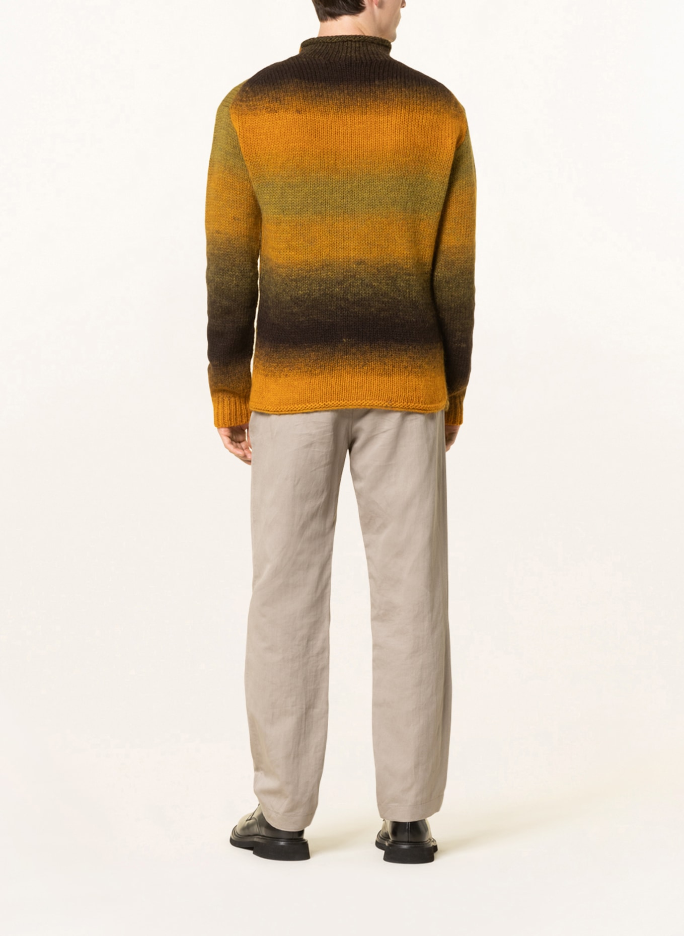 OLYMP Pullover, Farbe: OLIV/ DUNKELGELB (Bild 3)