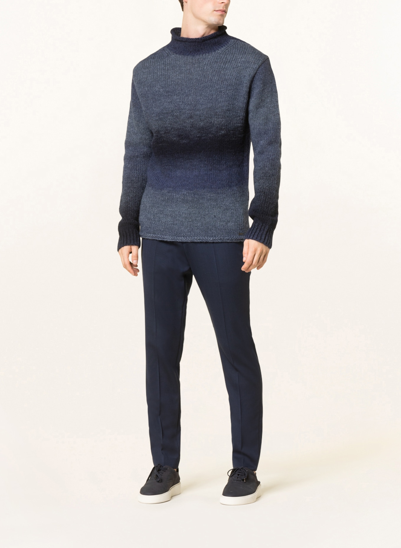 OLYMP Pullover: DUNKELBLAU
