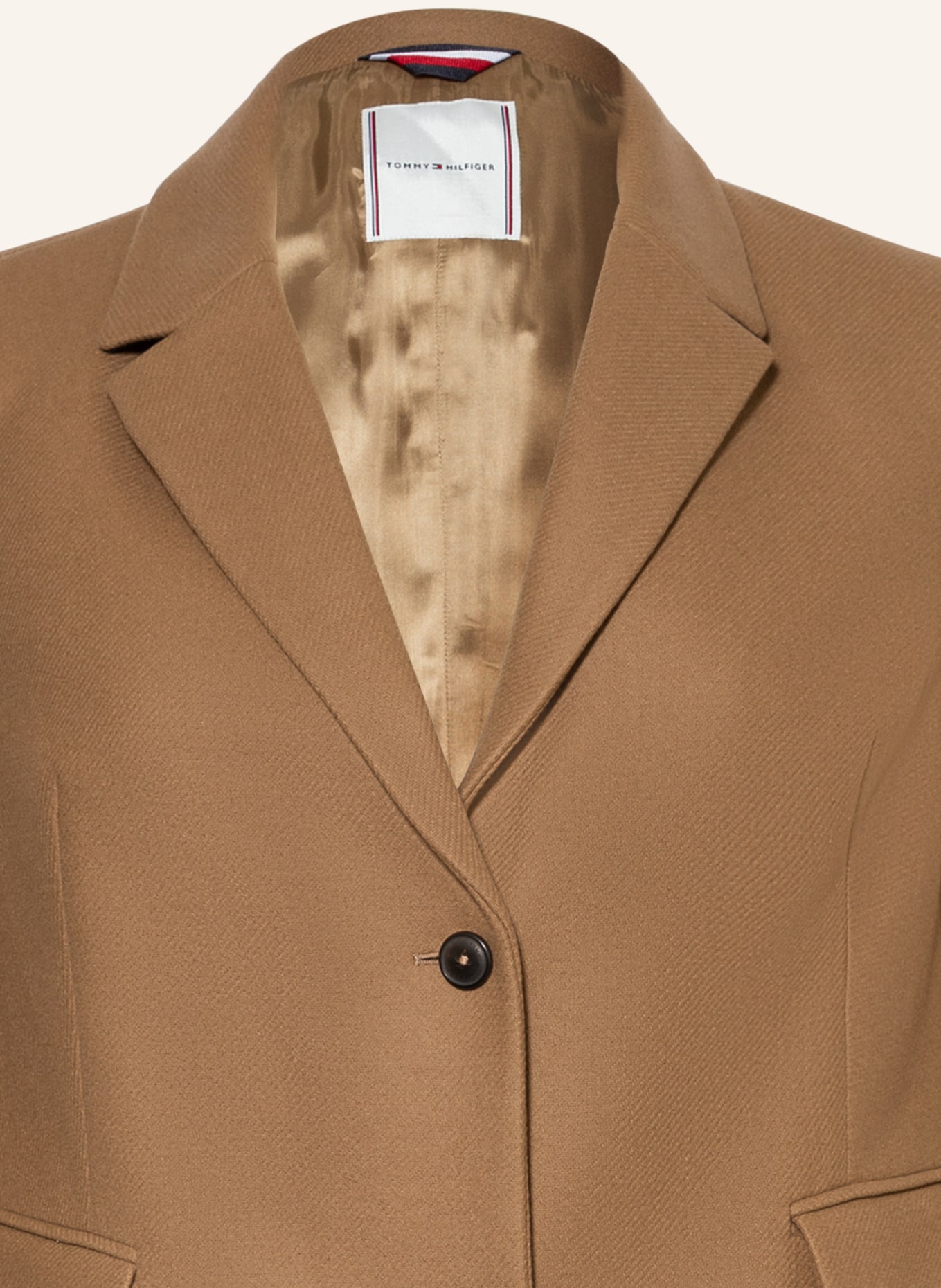 TOMMY HILFIGER Wool coat, Color: BEIGE (Image 3)