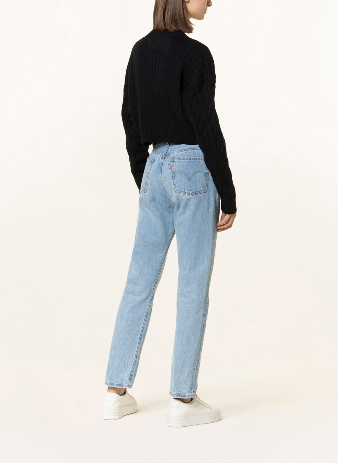Tommy cropped new arrivals sweater
